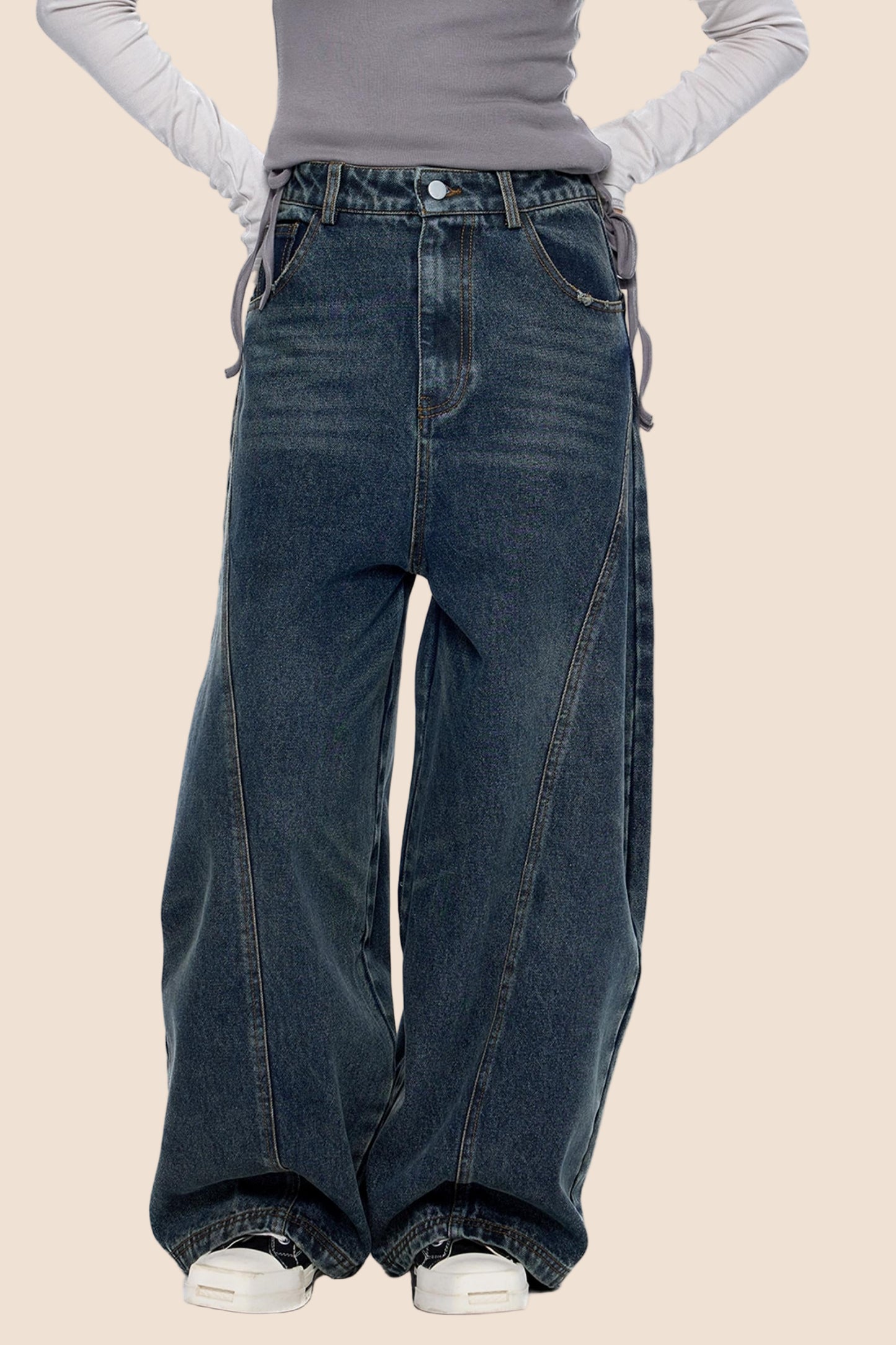 Summer Wide-Leg Jeans Pants