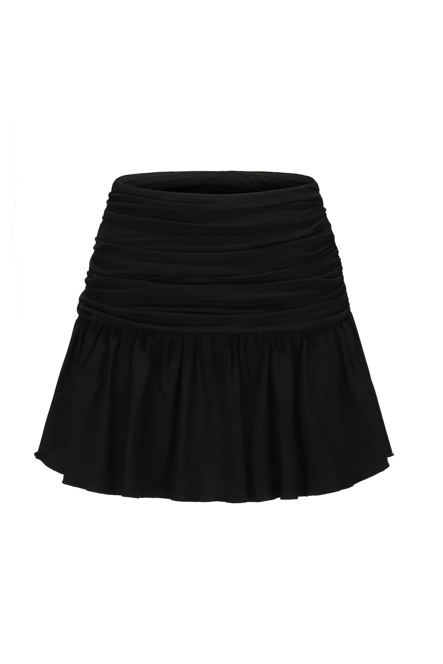 Chic Black Pleated Skirt