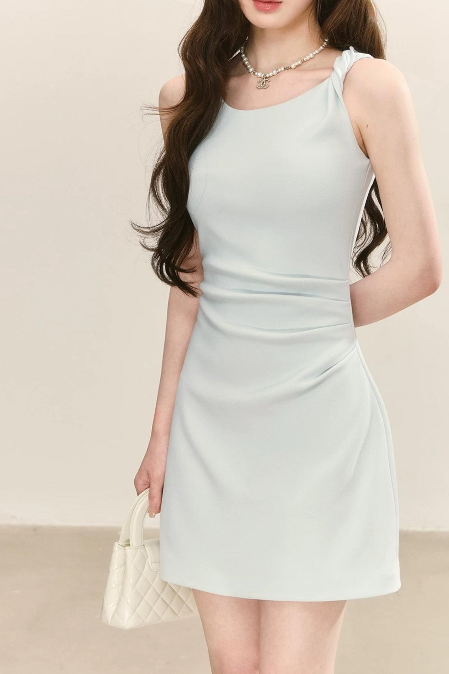 Gentle Twisted Strap Dress
