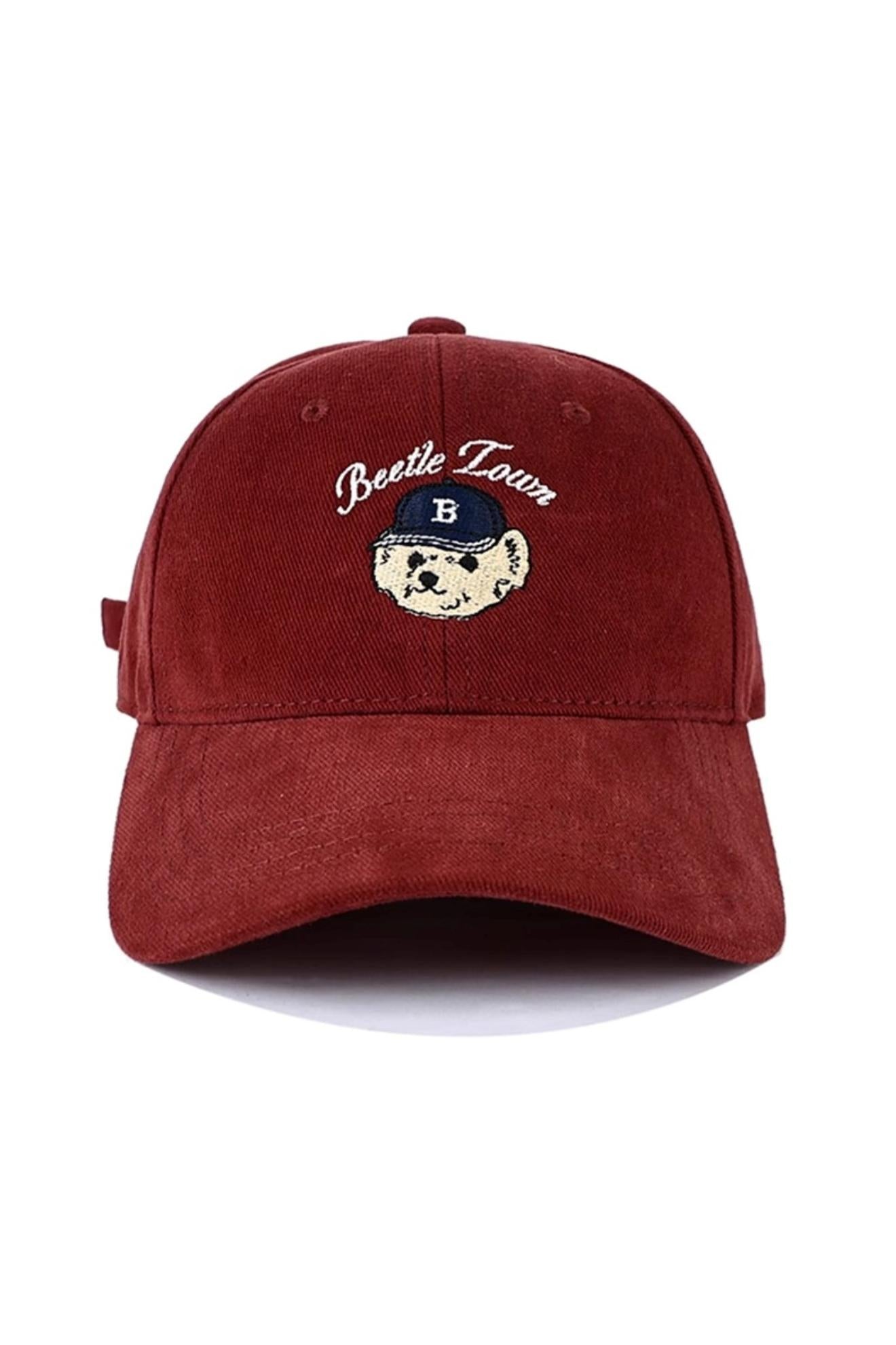Bear Wide-Brim Baseball Cap