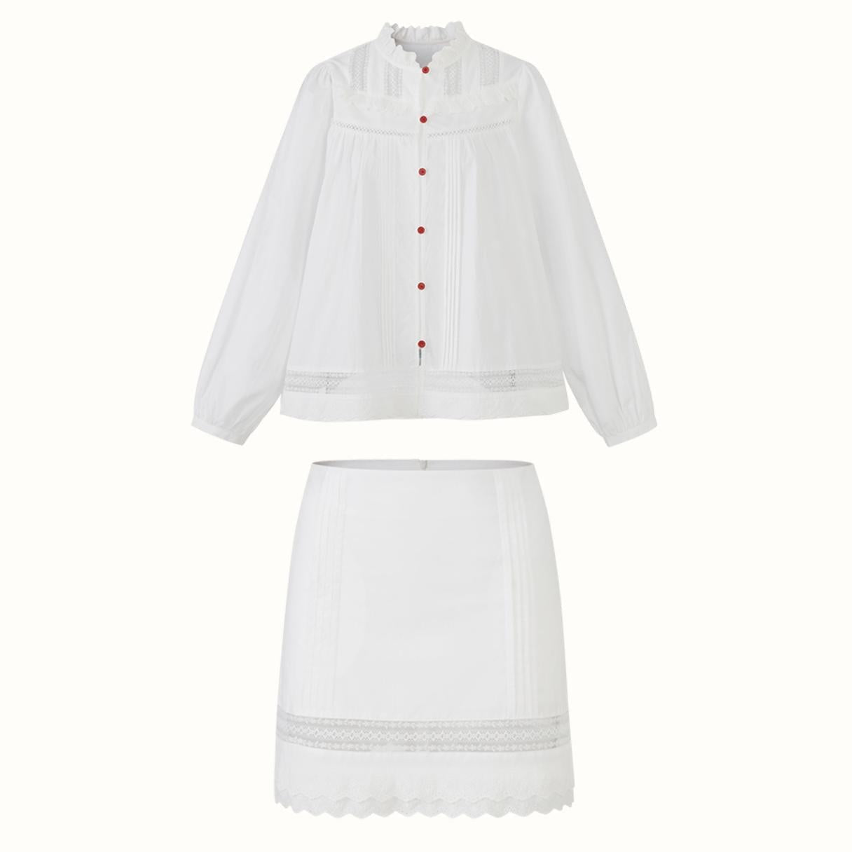 Small World Natural Cotton Skirt Set-Up