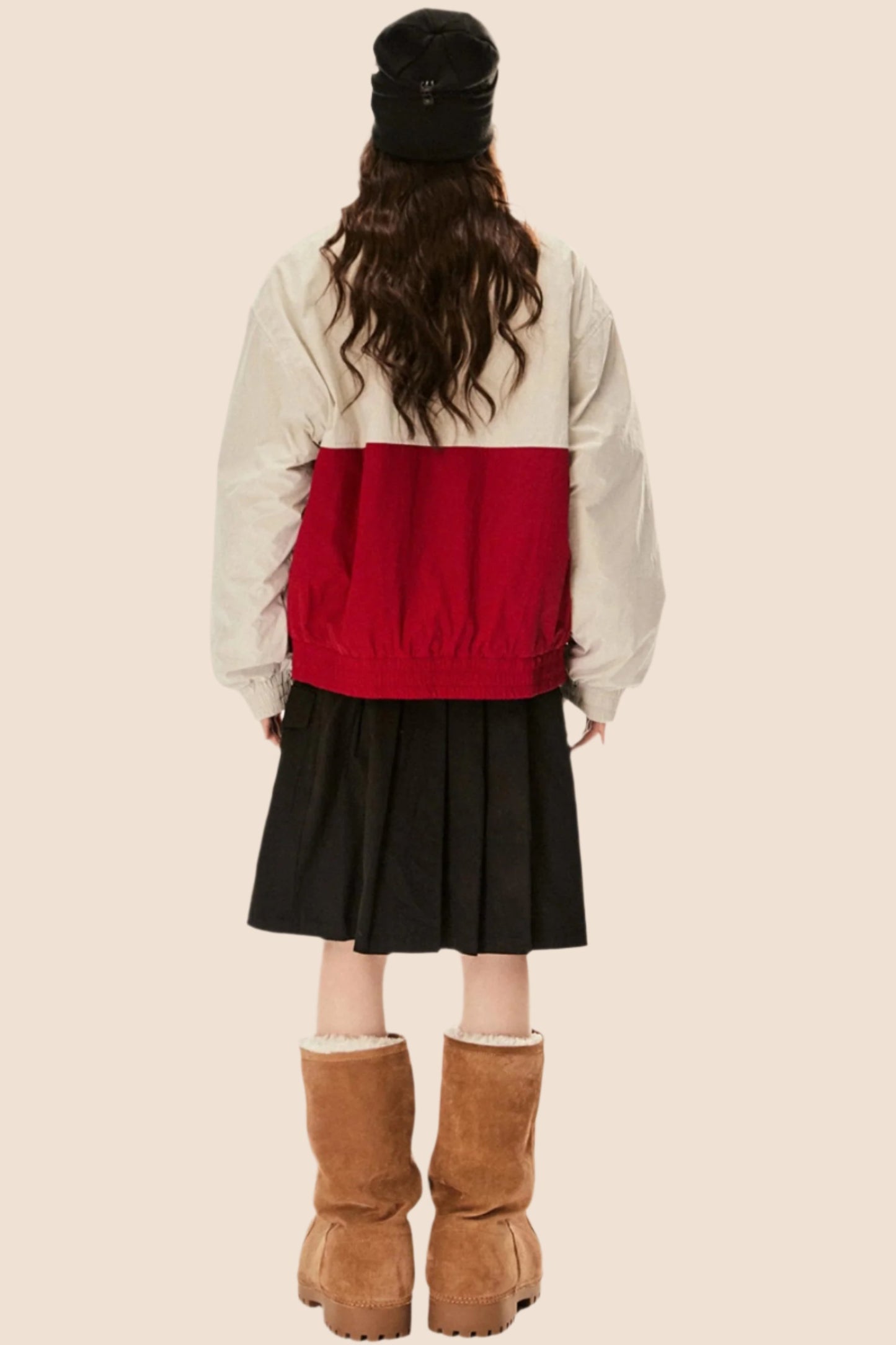 레트로 두꺼운 따뜻한 면 재킷