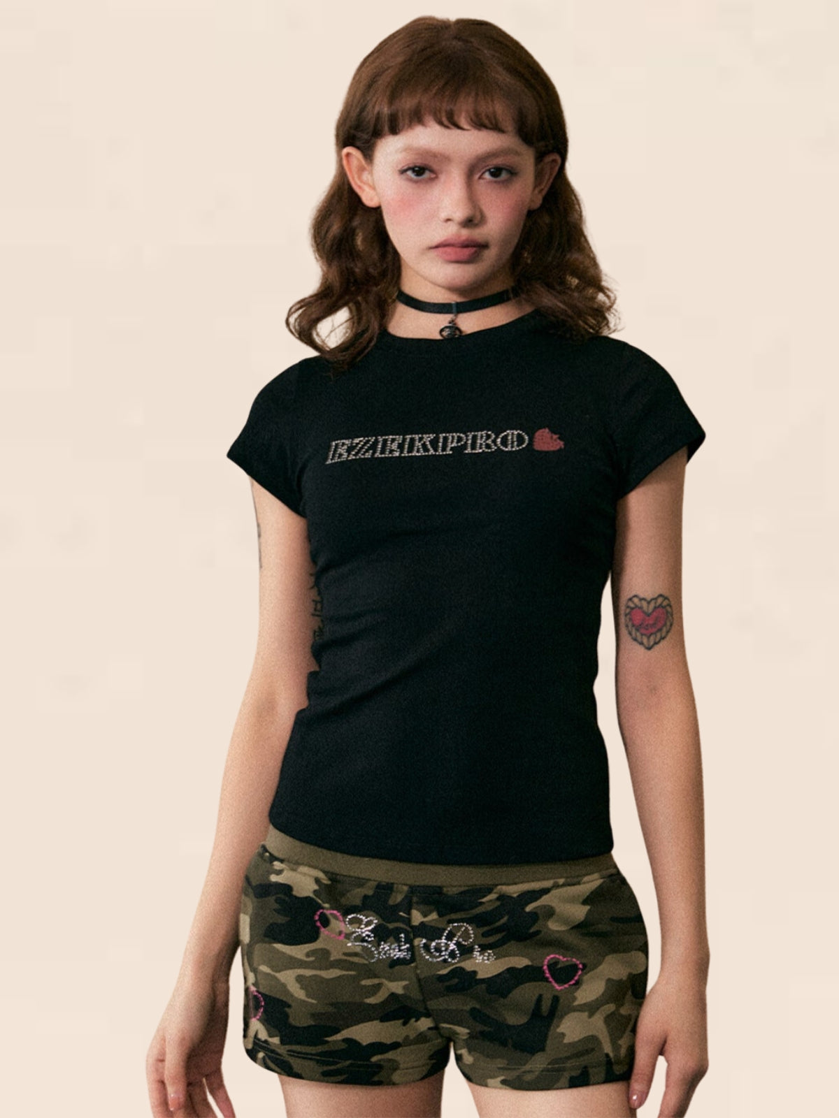 Shorts en camouflage American Pearl