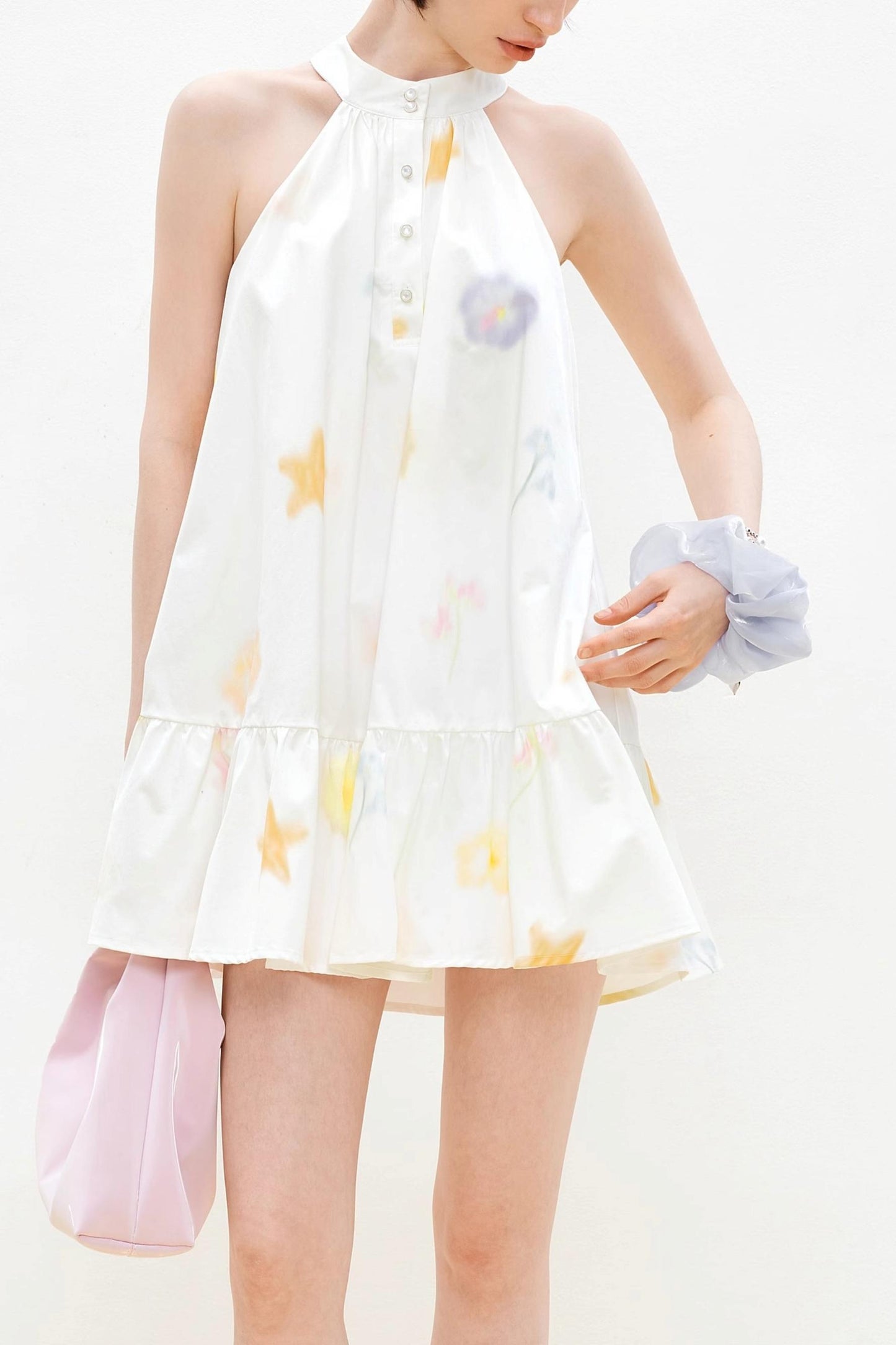 Summer White A-Line Dress