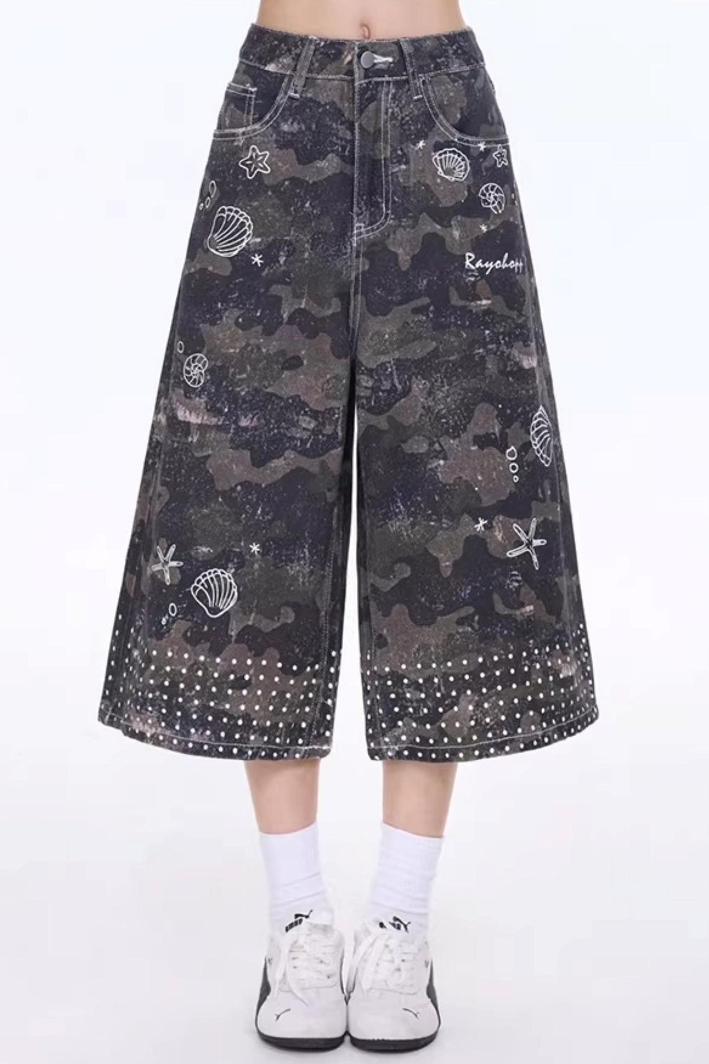 Retro Shell Camouflage Pants