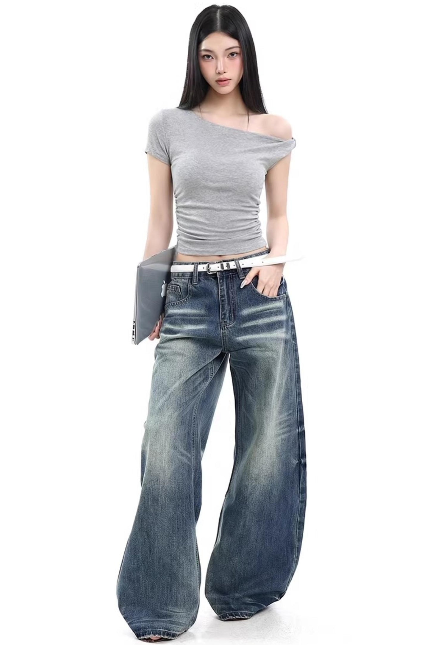 Asymmetrical Off-Shoulder Top