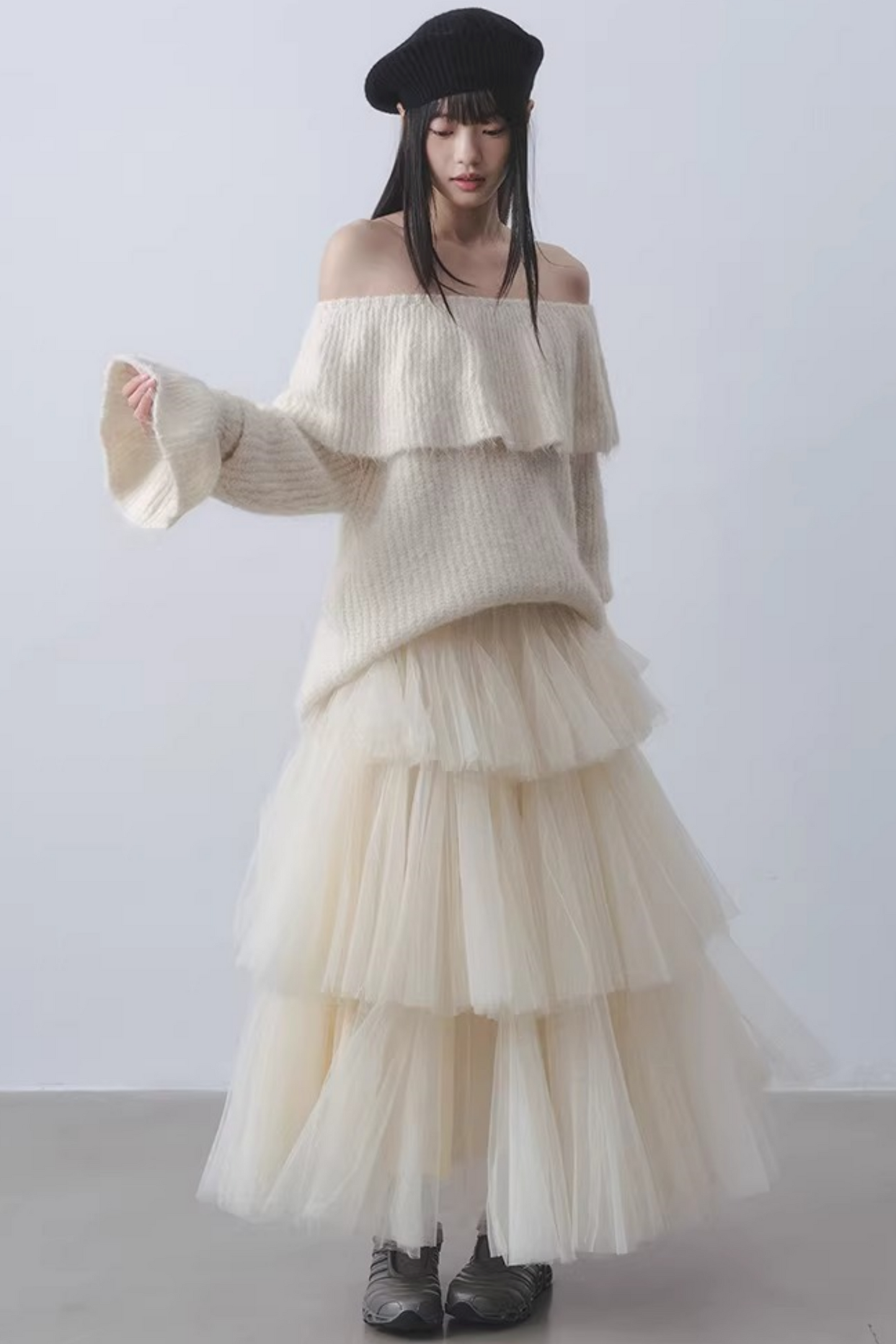 Cream White Fairy Skirt