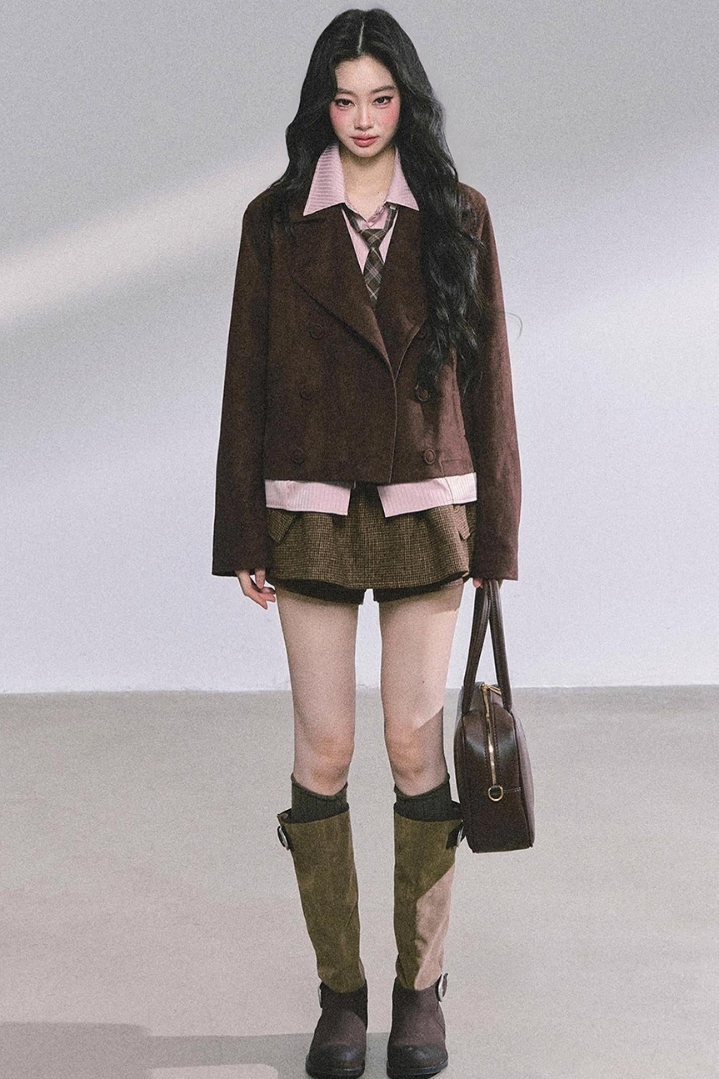 Autumn Collegiate Trench Coat