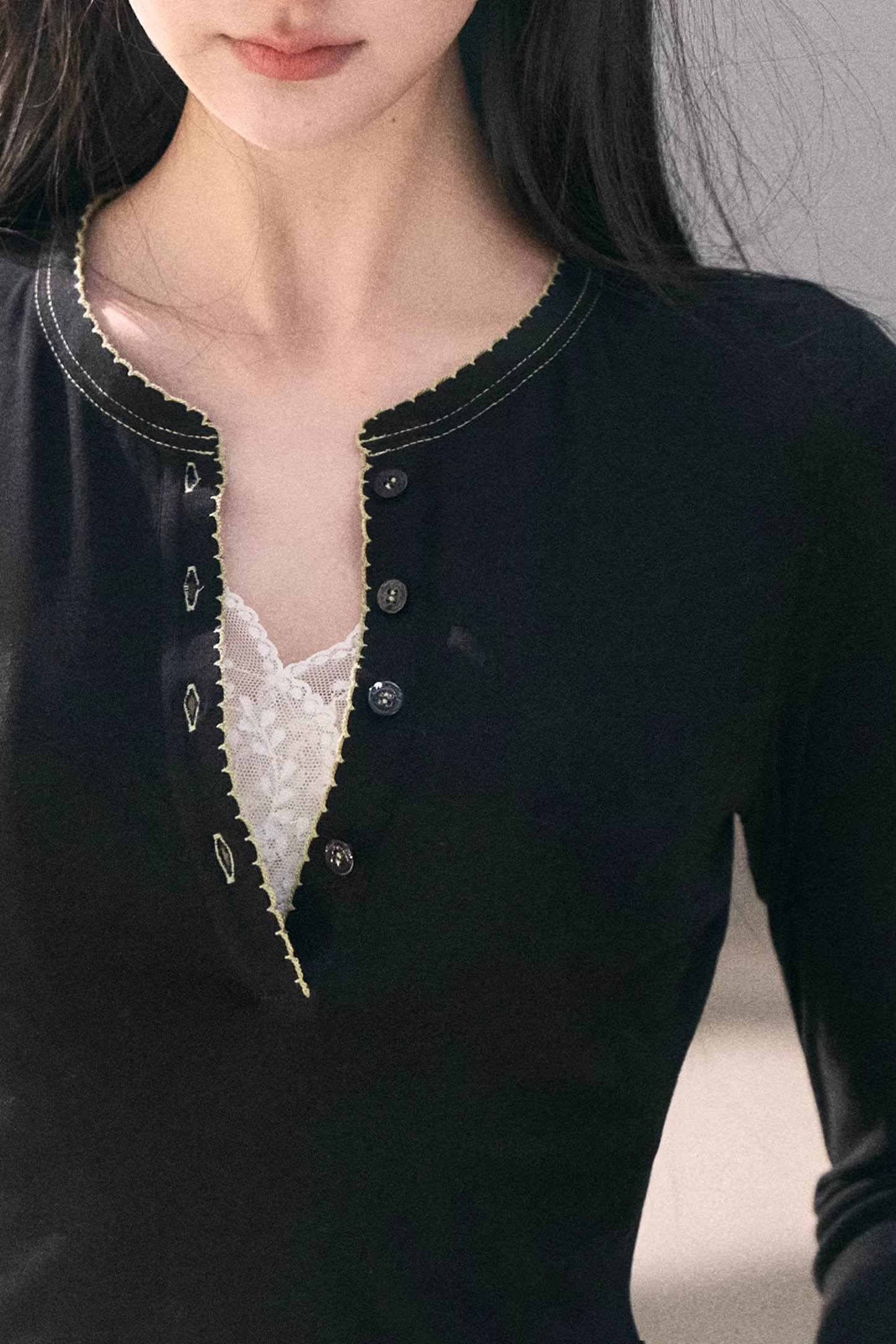 Suspended Moonlight Color-Blocked Top