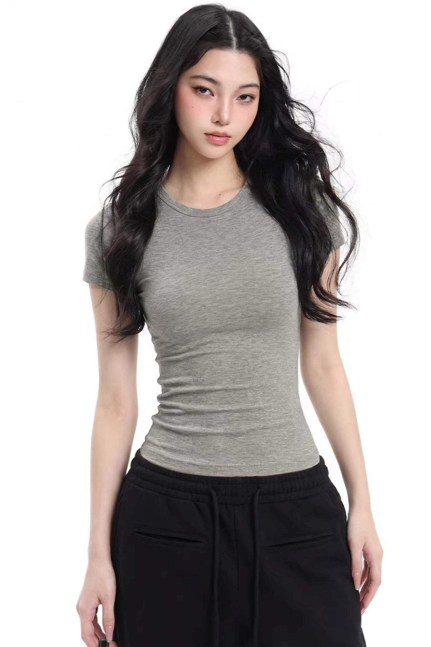 Black Slim-Fit T-Shirt