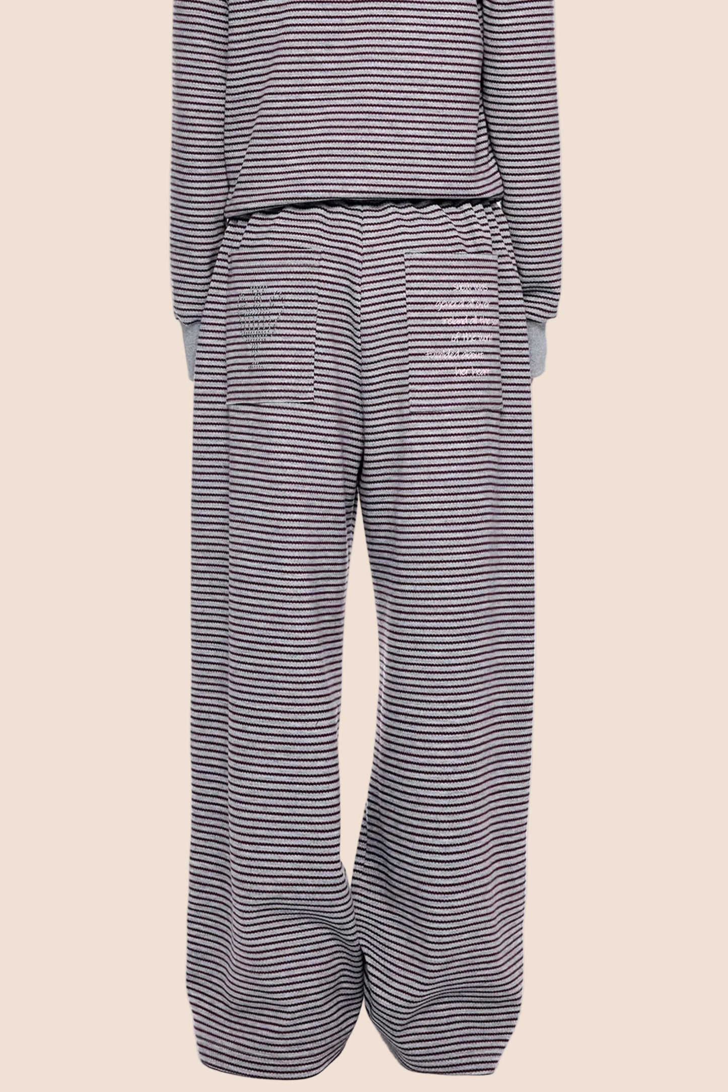 Little Devil Striped Hooded Jacket Set-Up