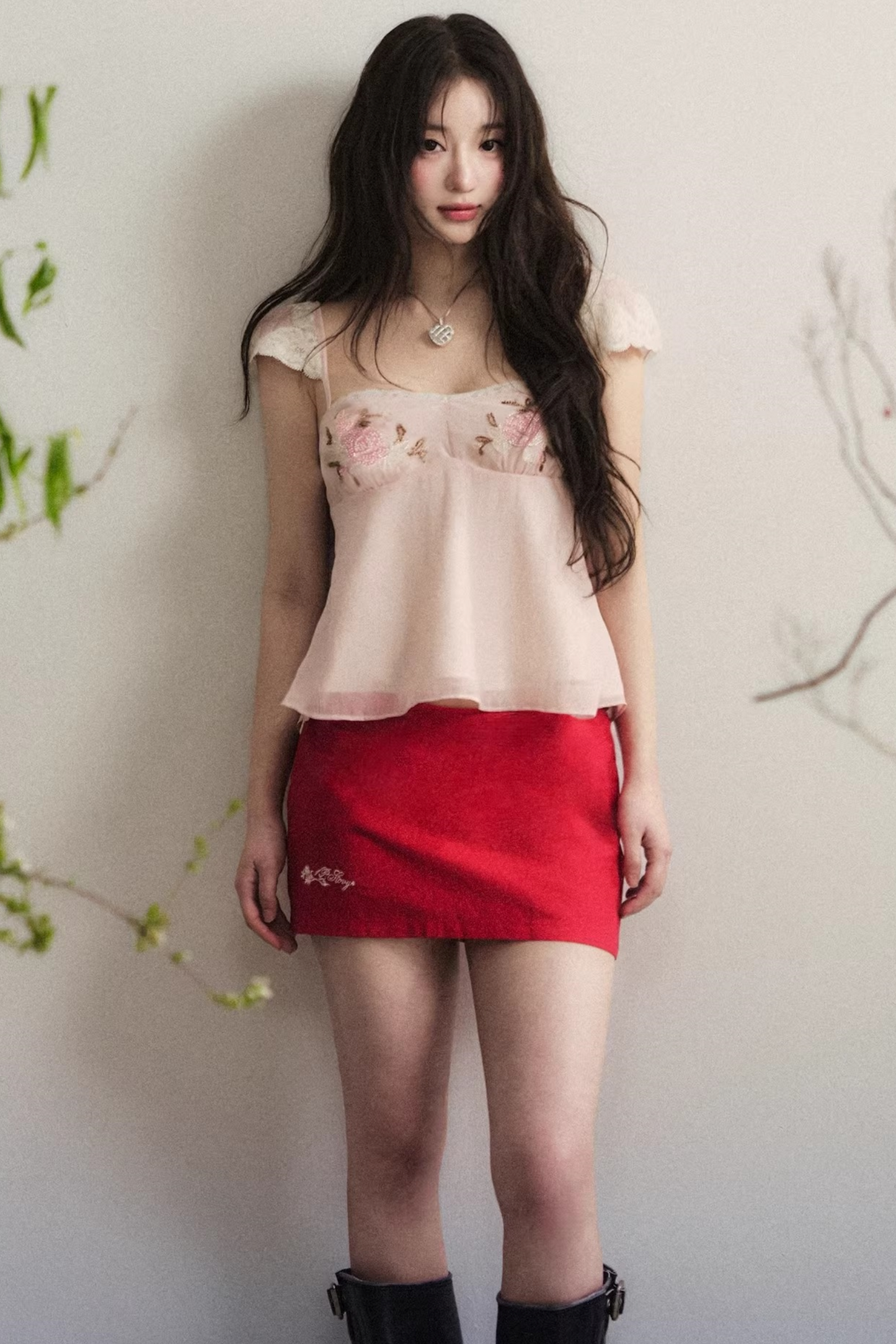 Beaded Chiffon Blouse