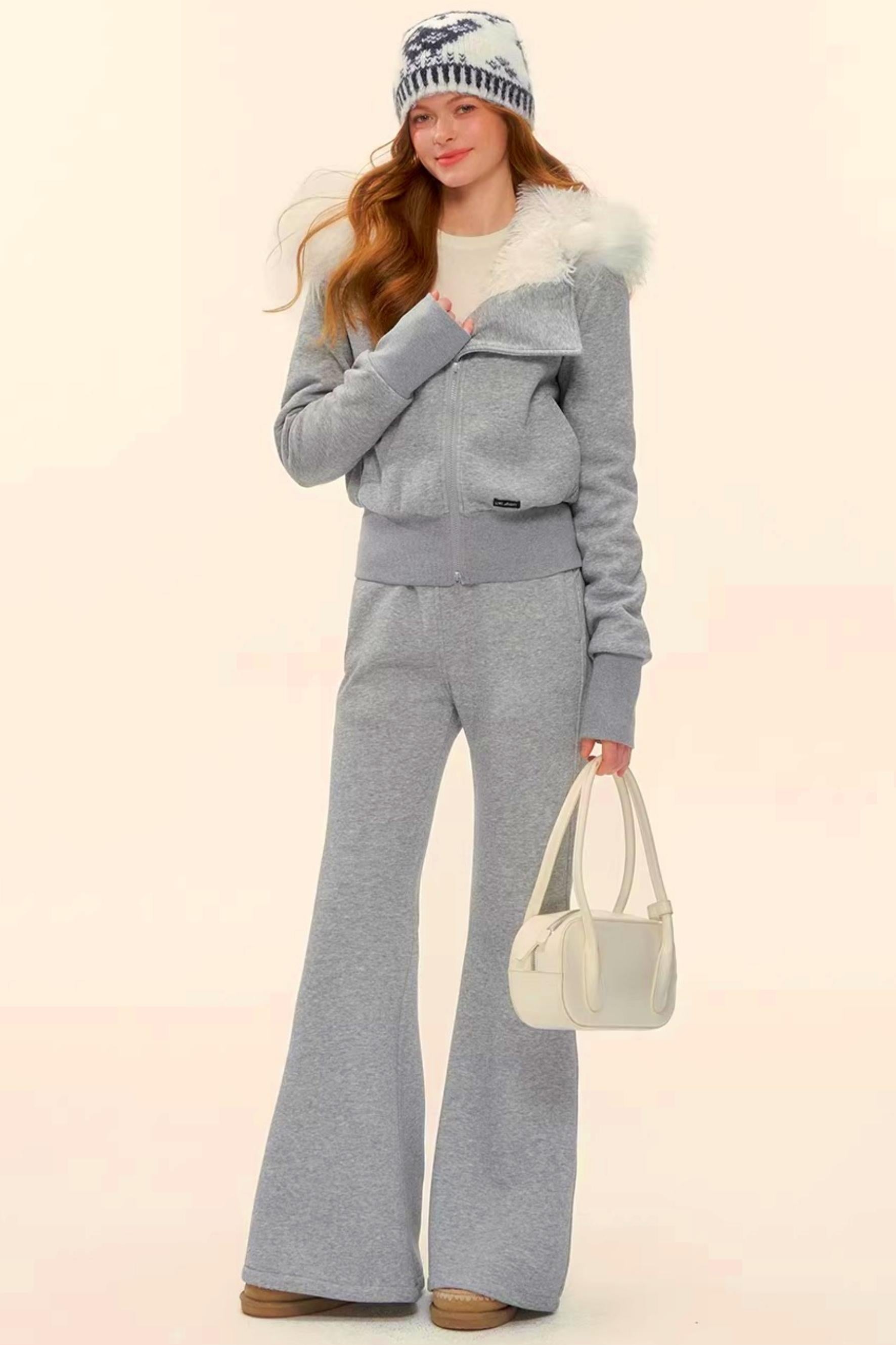 Retro Fleece Hooded Jacket Set-Up – UrbanSheek