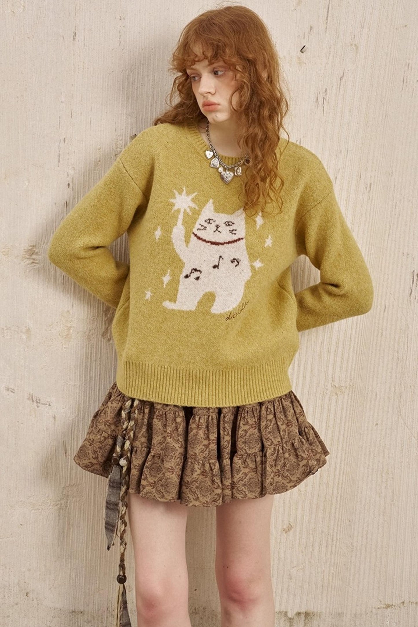 Jupe gonflée vintage Wave