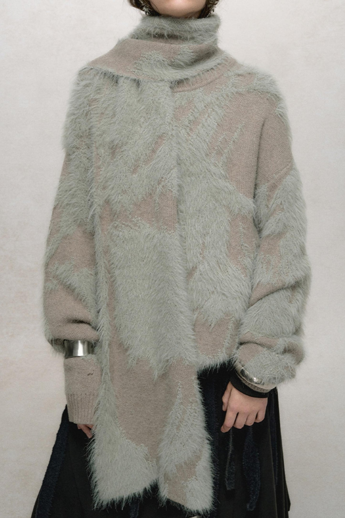 비정형 자카드 모달 탑