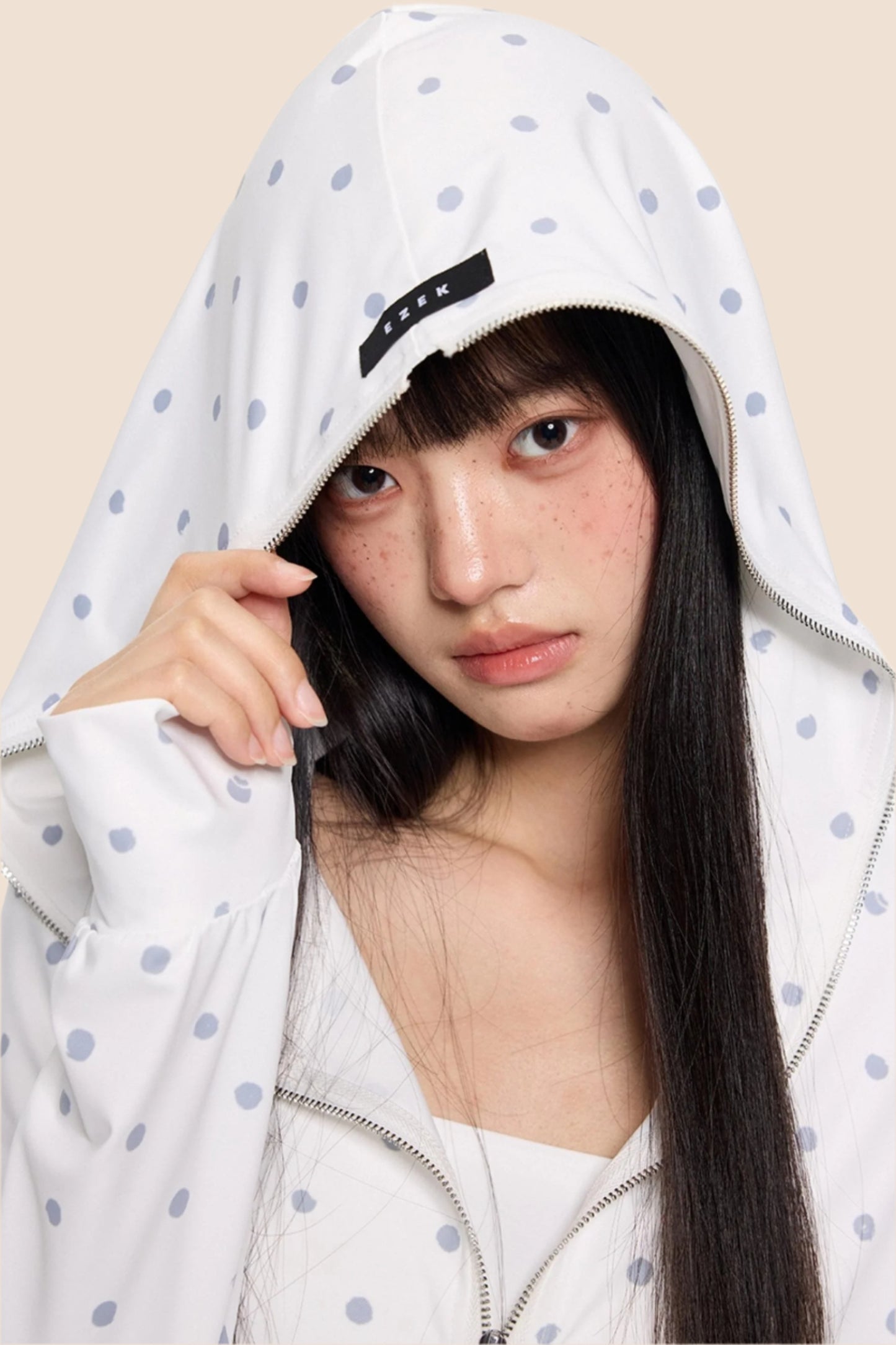 Summer Polka Dot Hoodie Set-Up