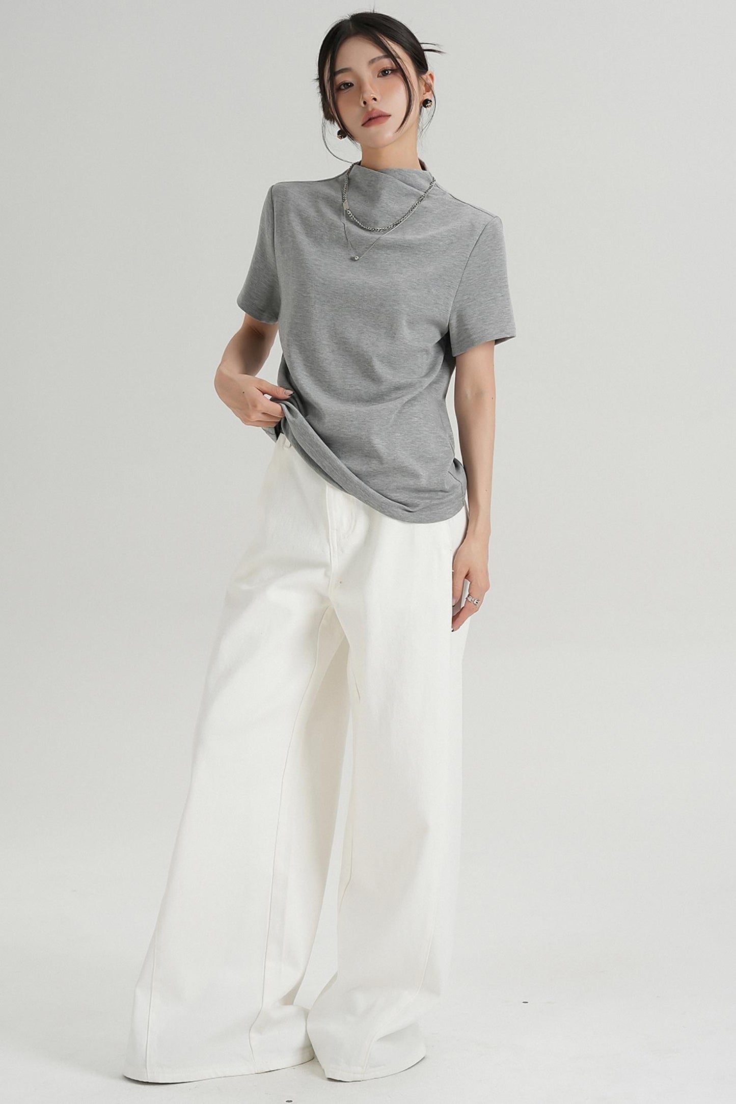 Floor-length Wide-leg Pants