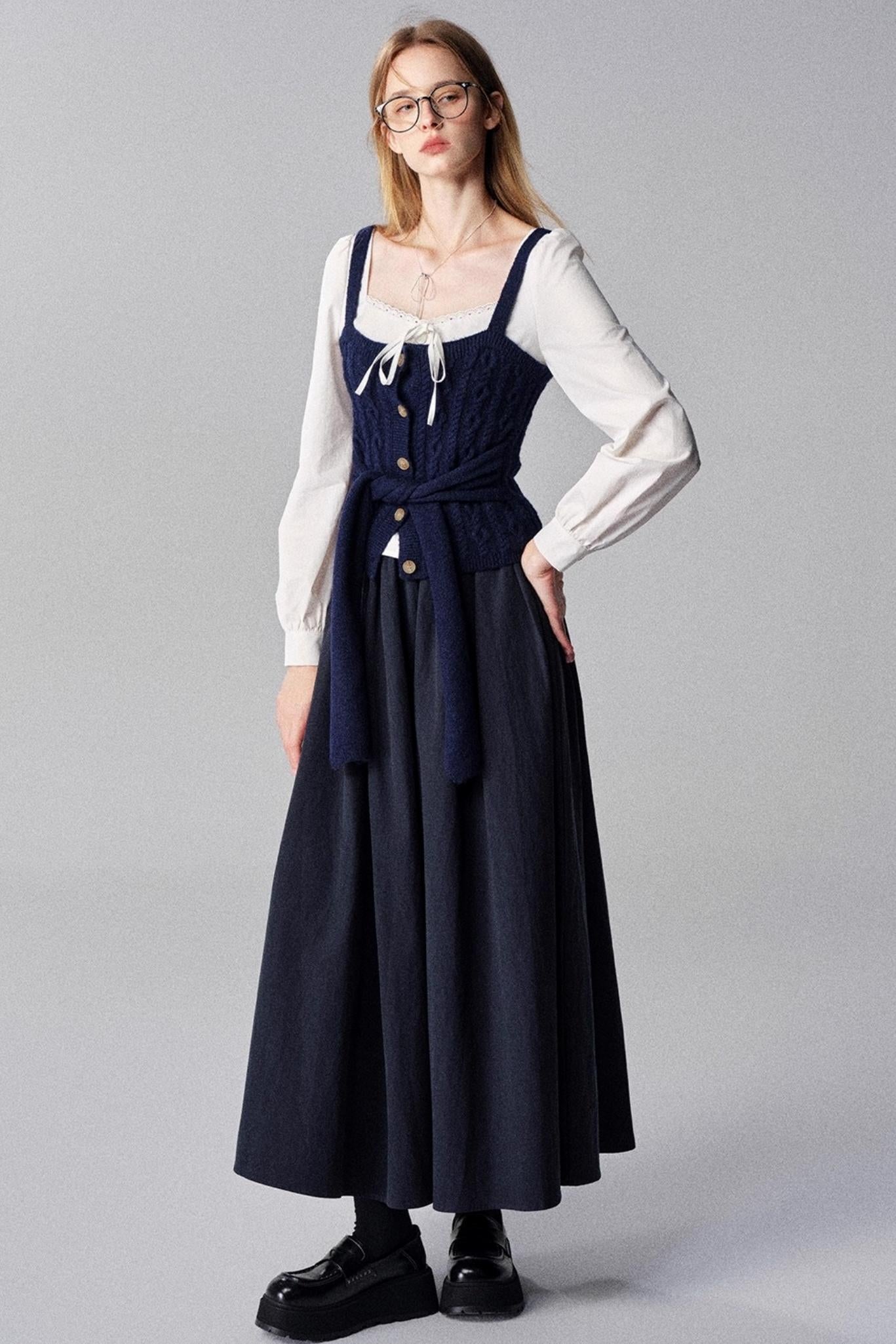 White Tea French Vintage Slimming Top