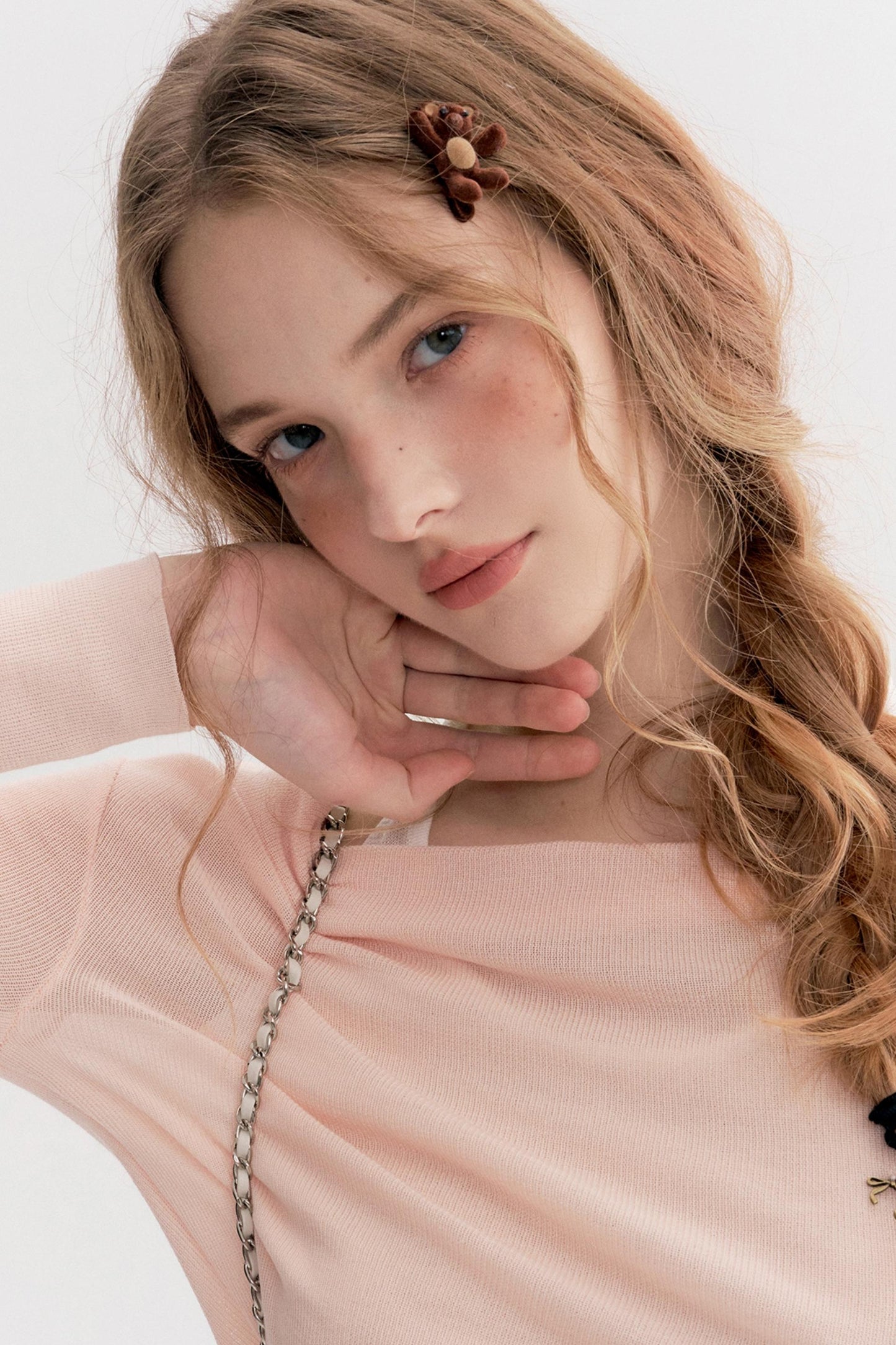 Lazy French Halterneck Knit Top