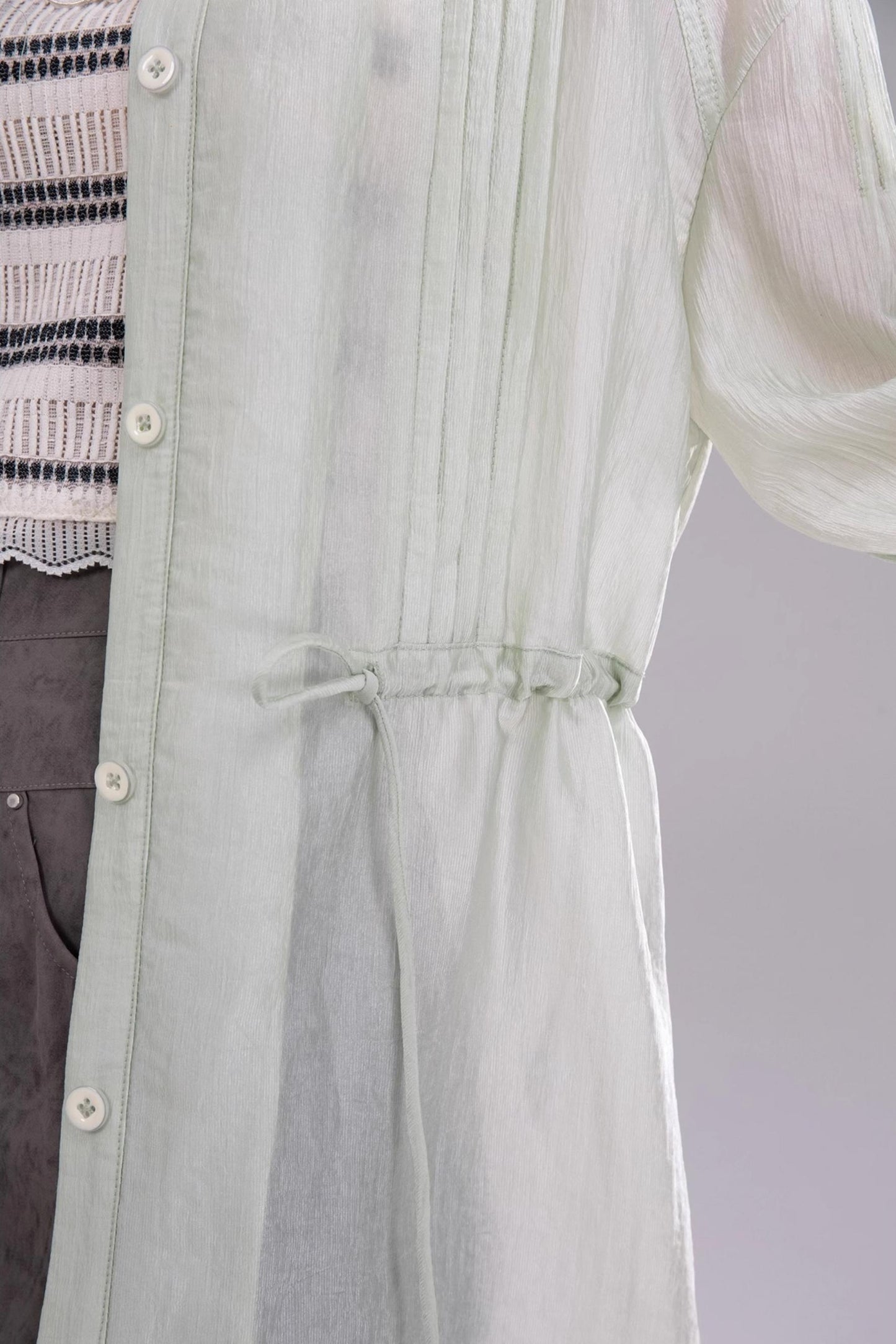 Breezy Glossy Tunic Shirt