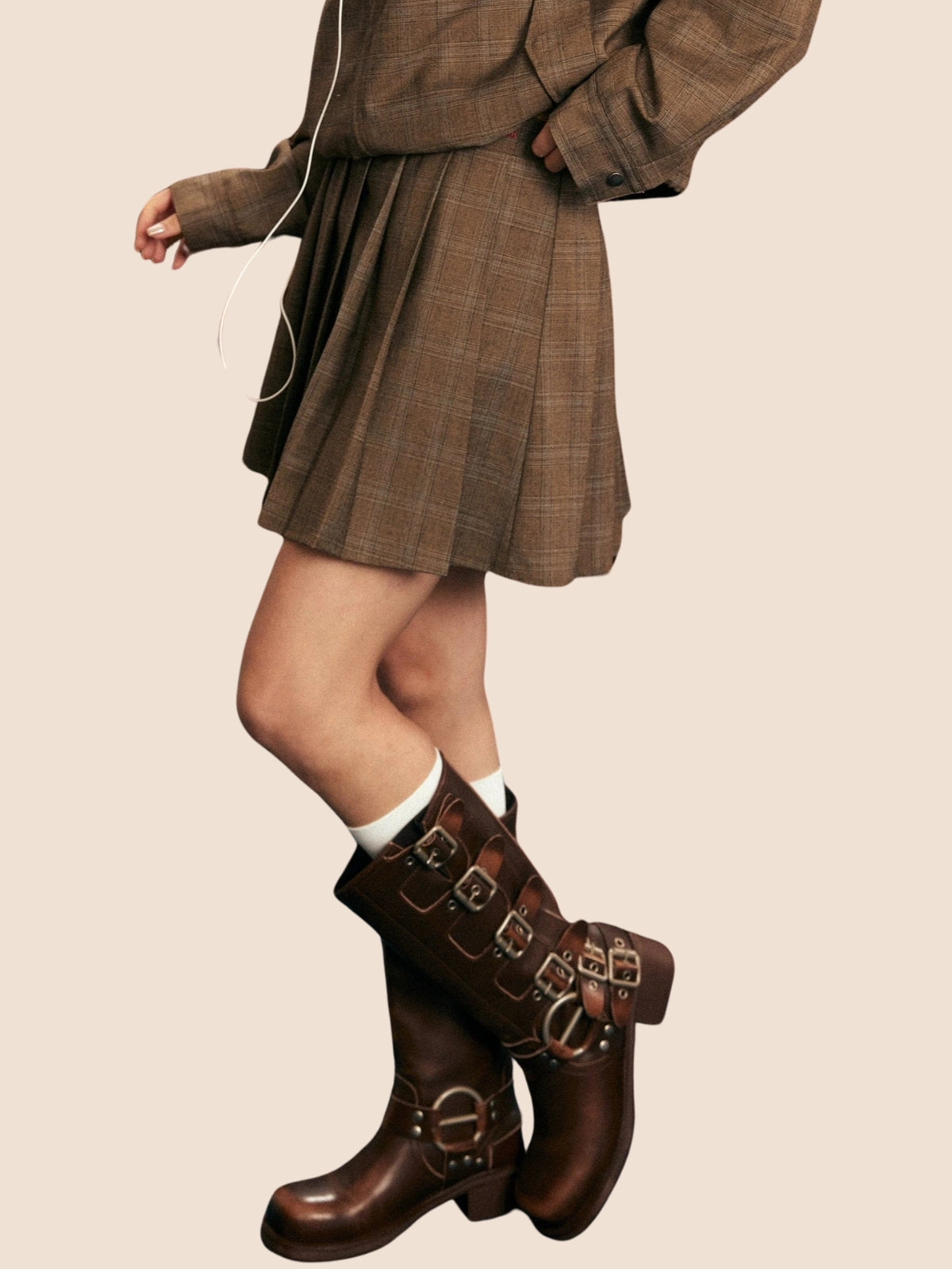 Autumn Loose Casual Jacket Skirt Set-Up