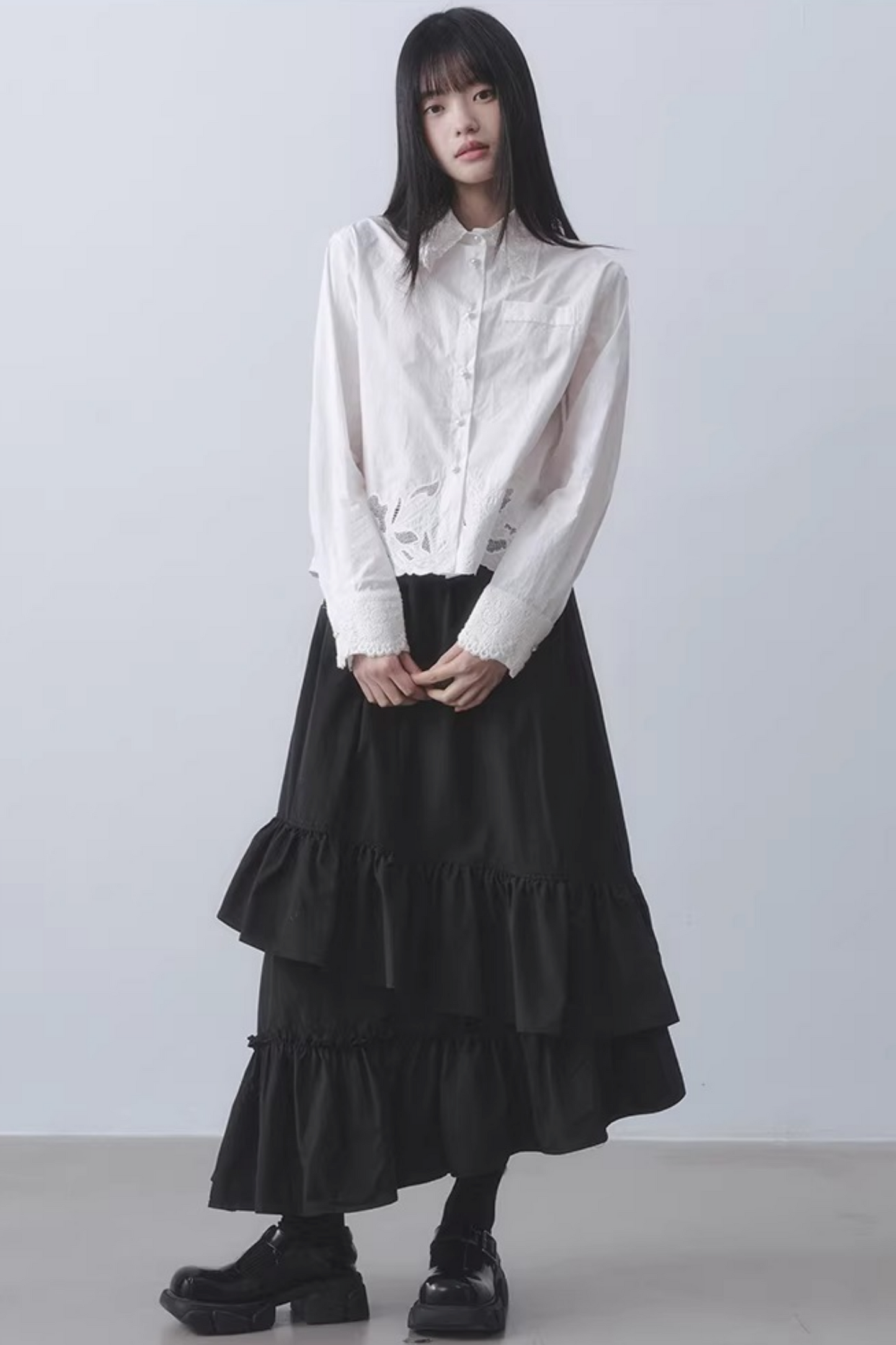 Castle Whispering Ruffled Skirt