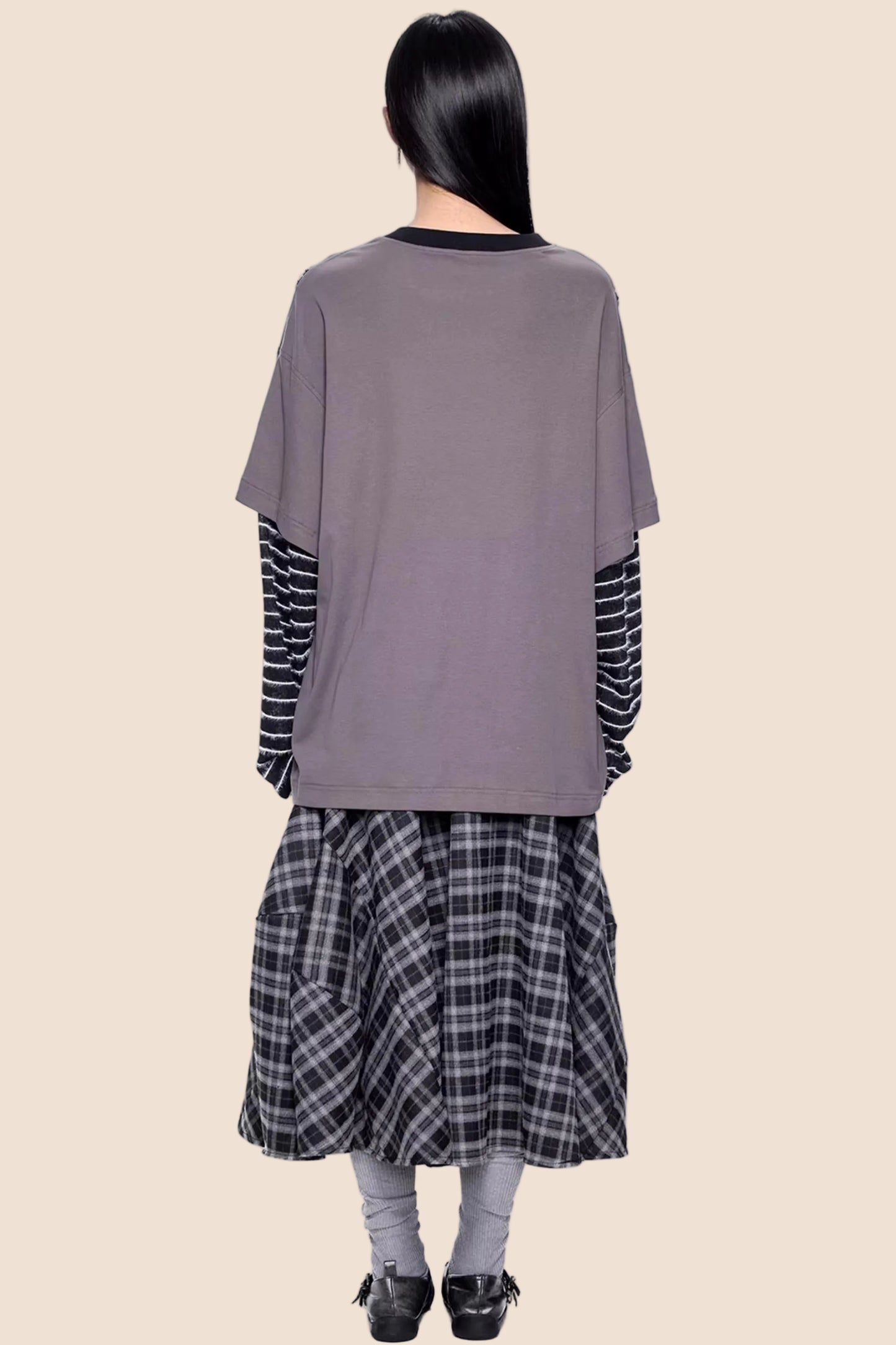 Rivet Patchwork Striped Top