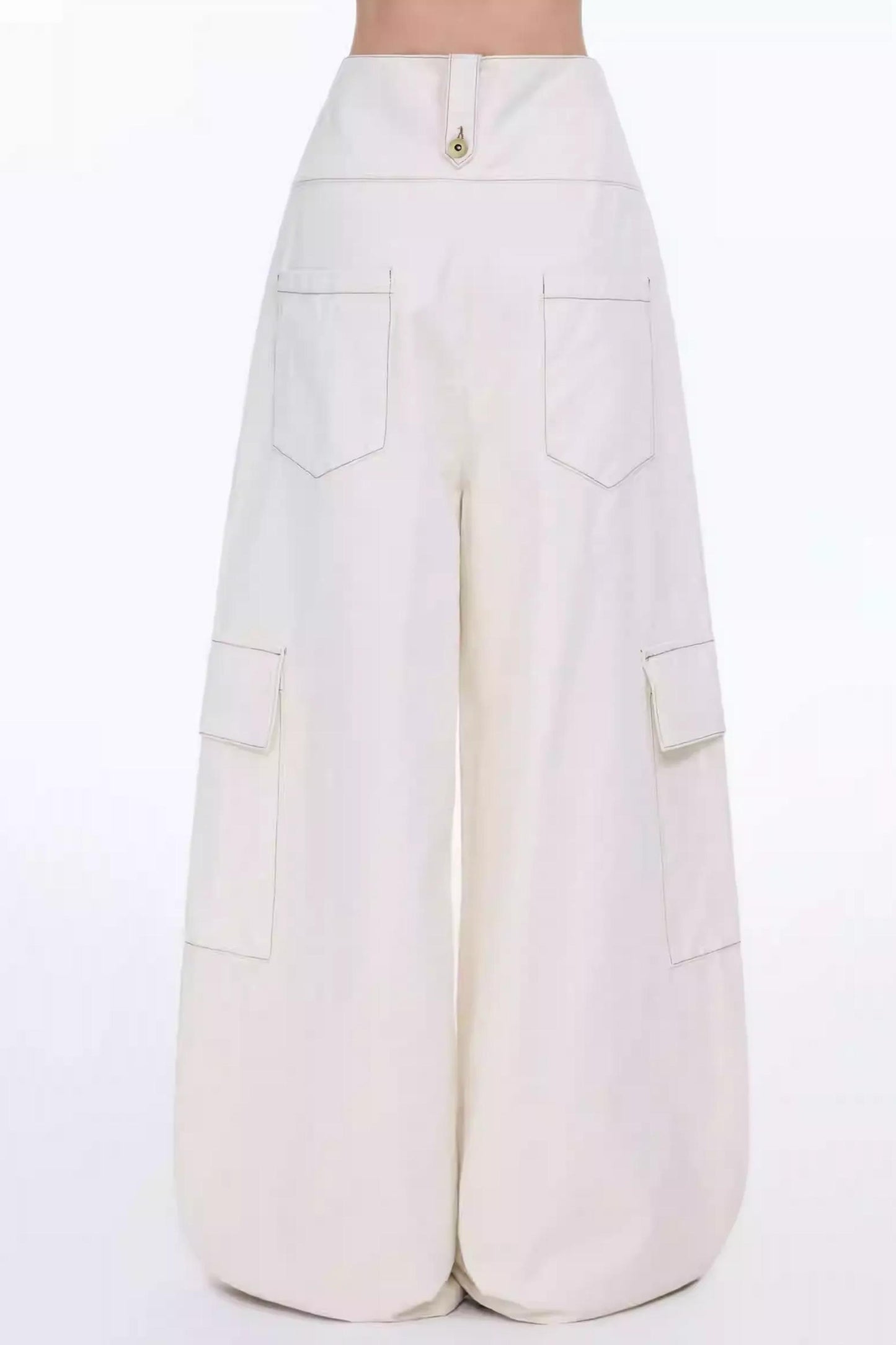 Retro Minimalist Casual Pants