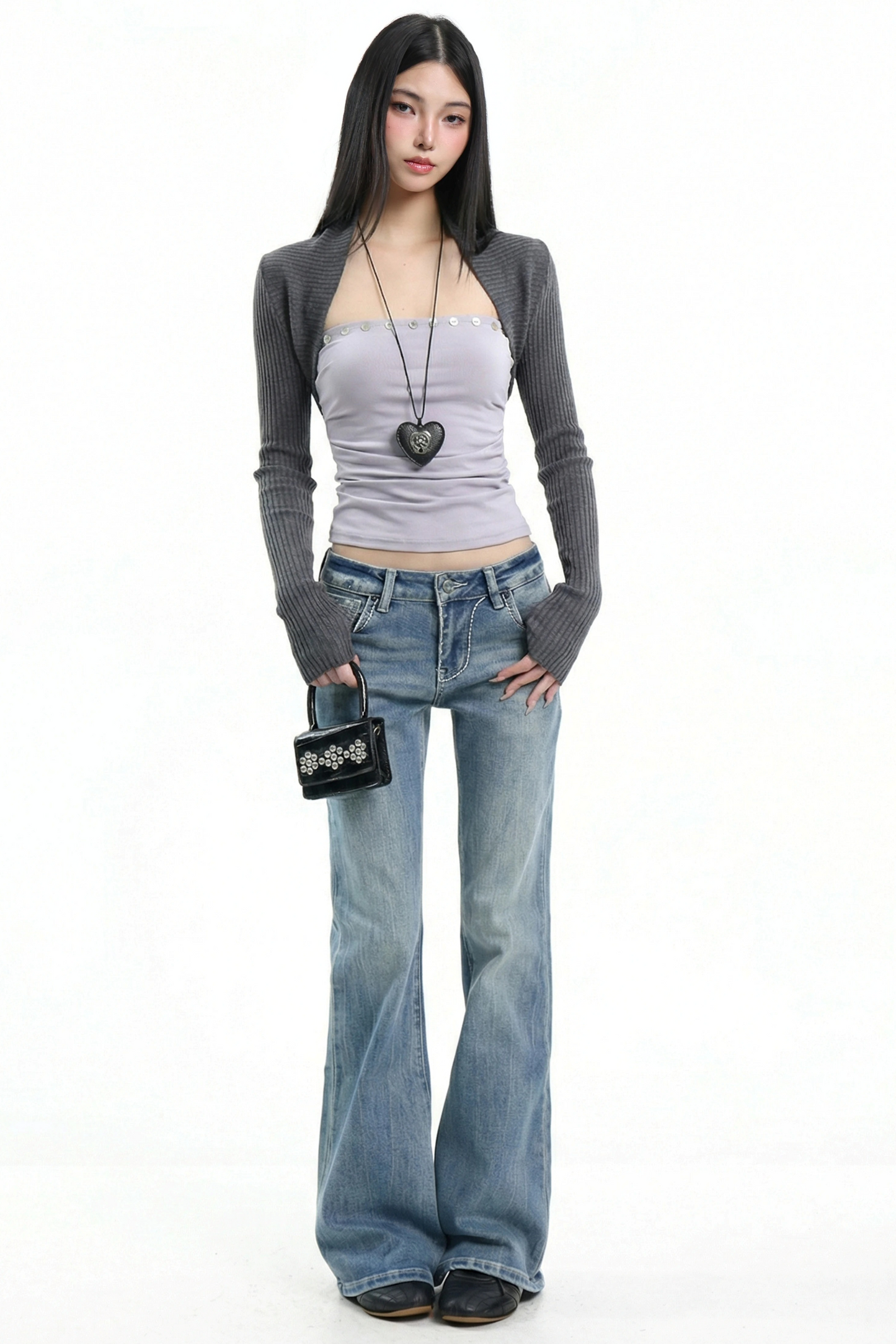 Vintage Shawl Tube Top