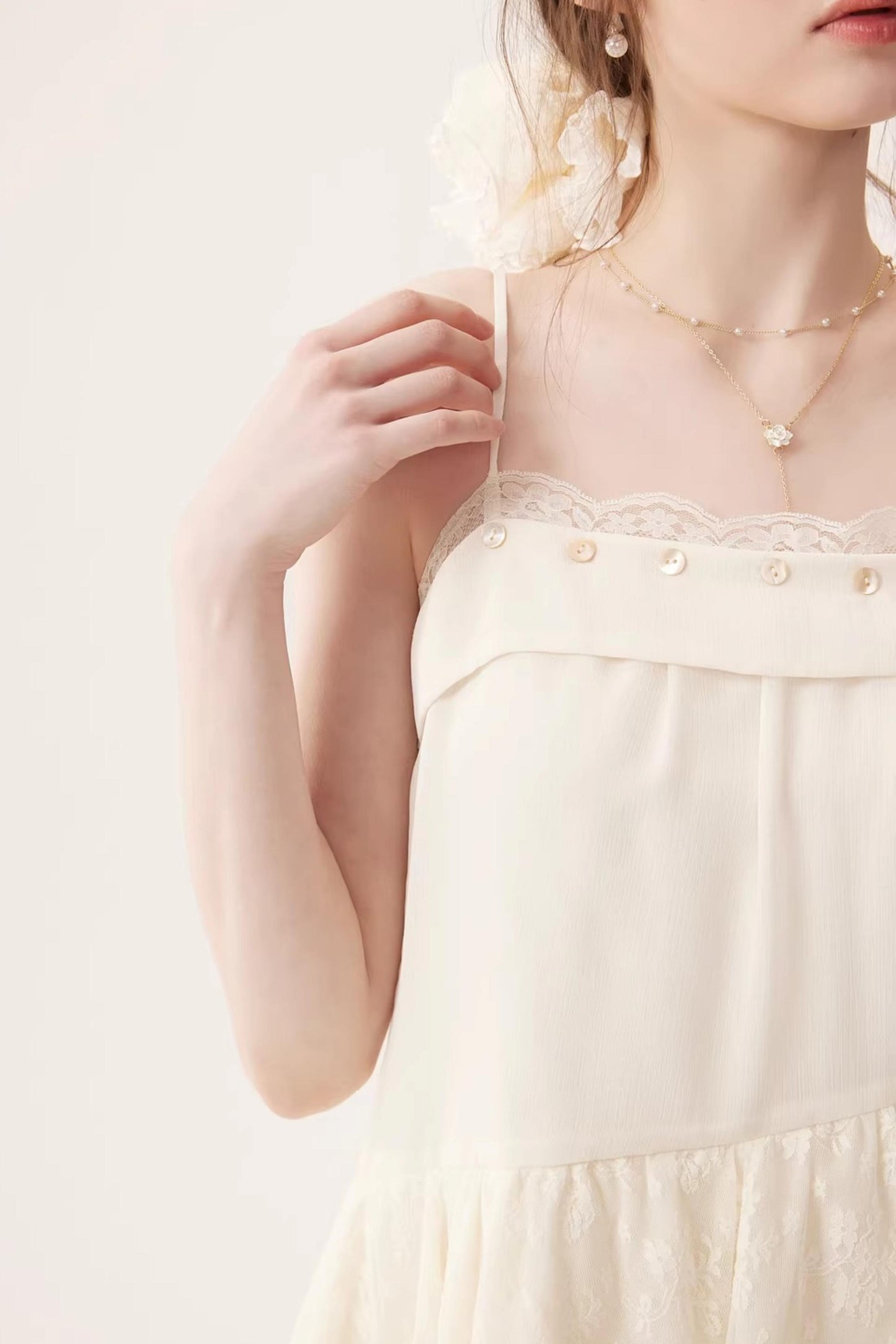 Sheer Irregular A-Line Dress