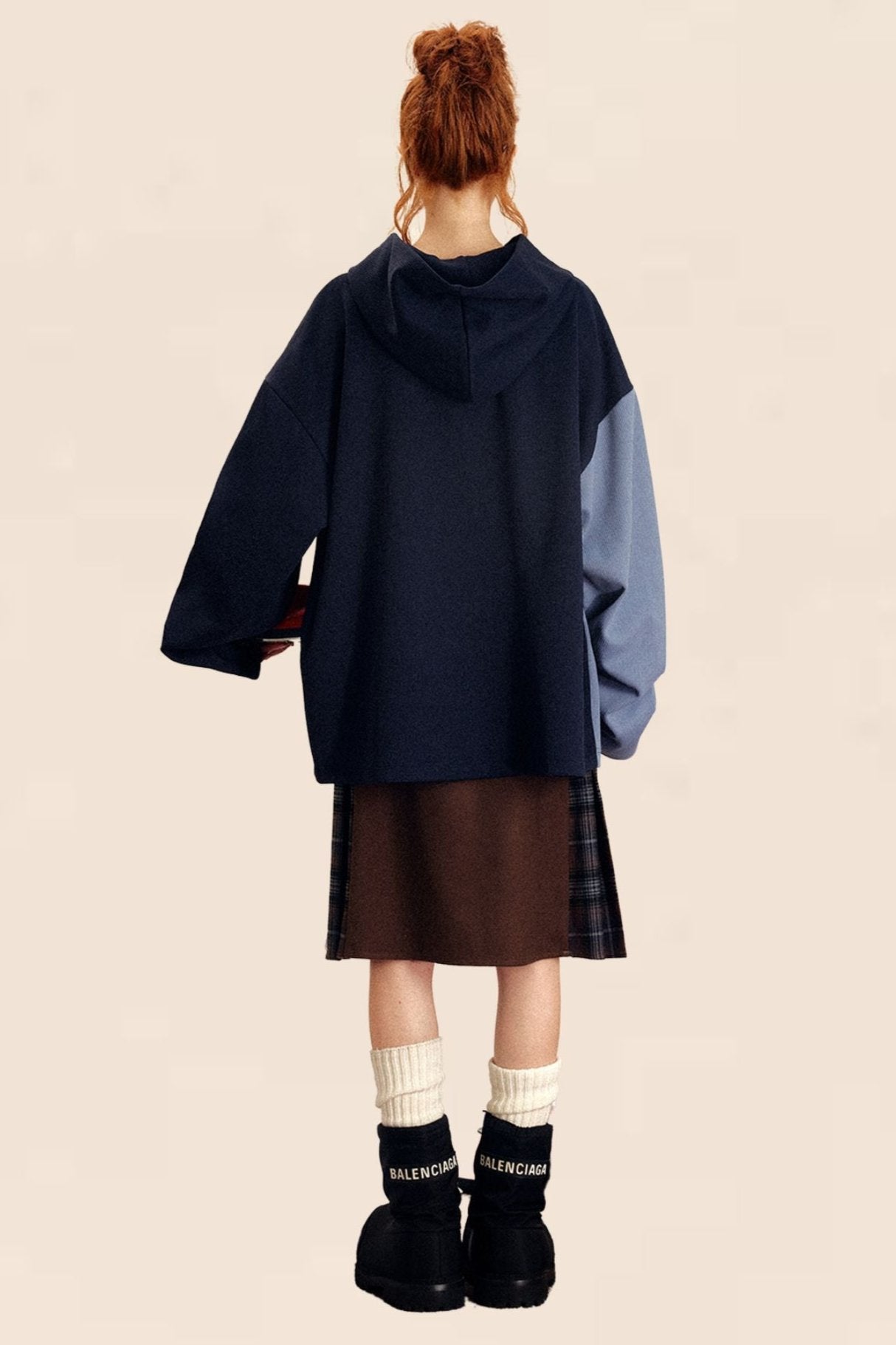 Herbst Langarm Locker Freizeit Sweatshirt