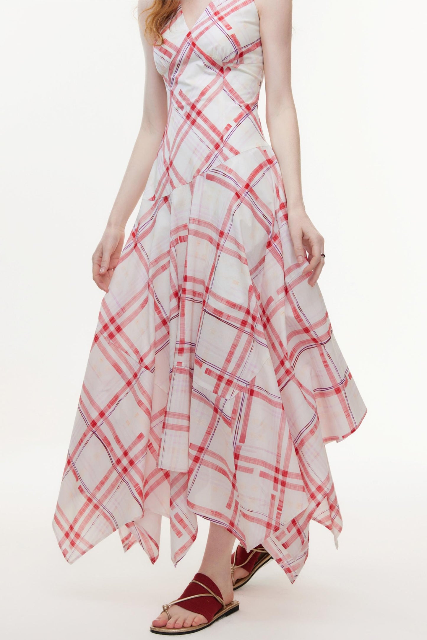 Diamond Pattern A-Line Dress