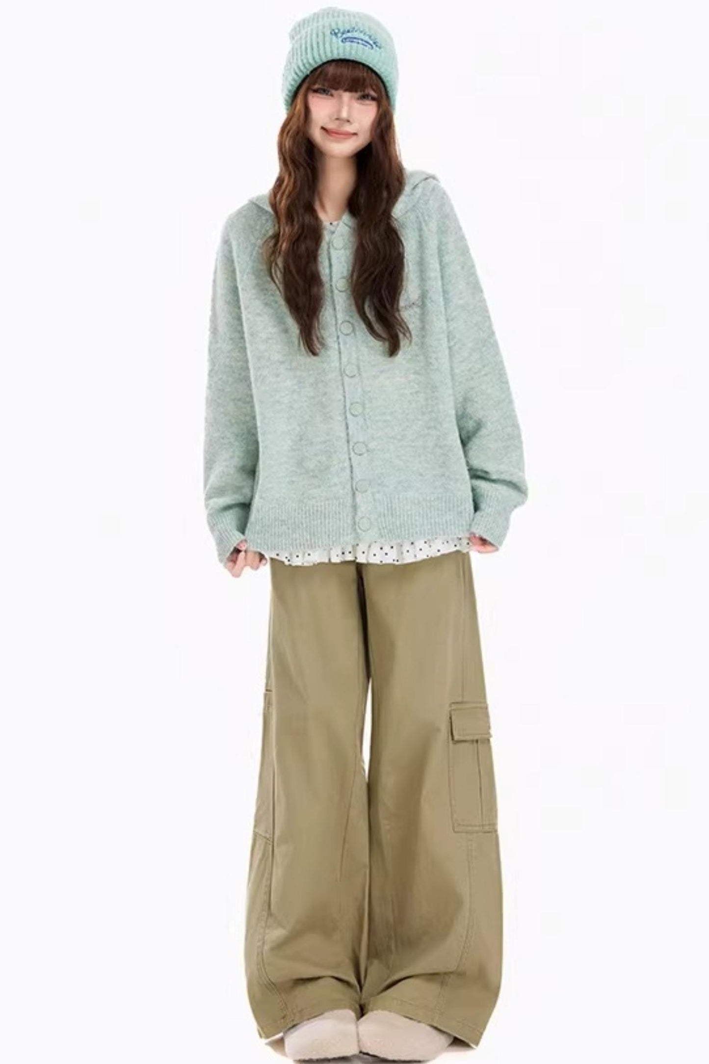 Retro Denim Wide-Leg Jeans