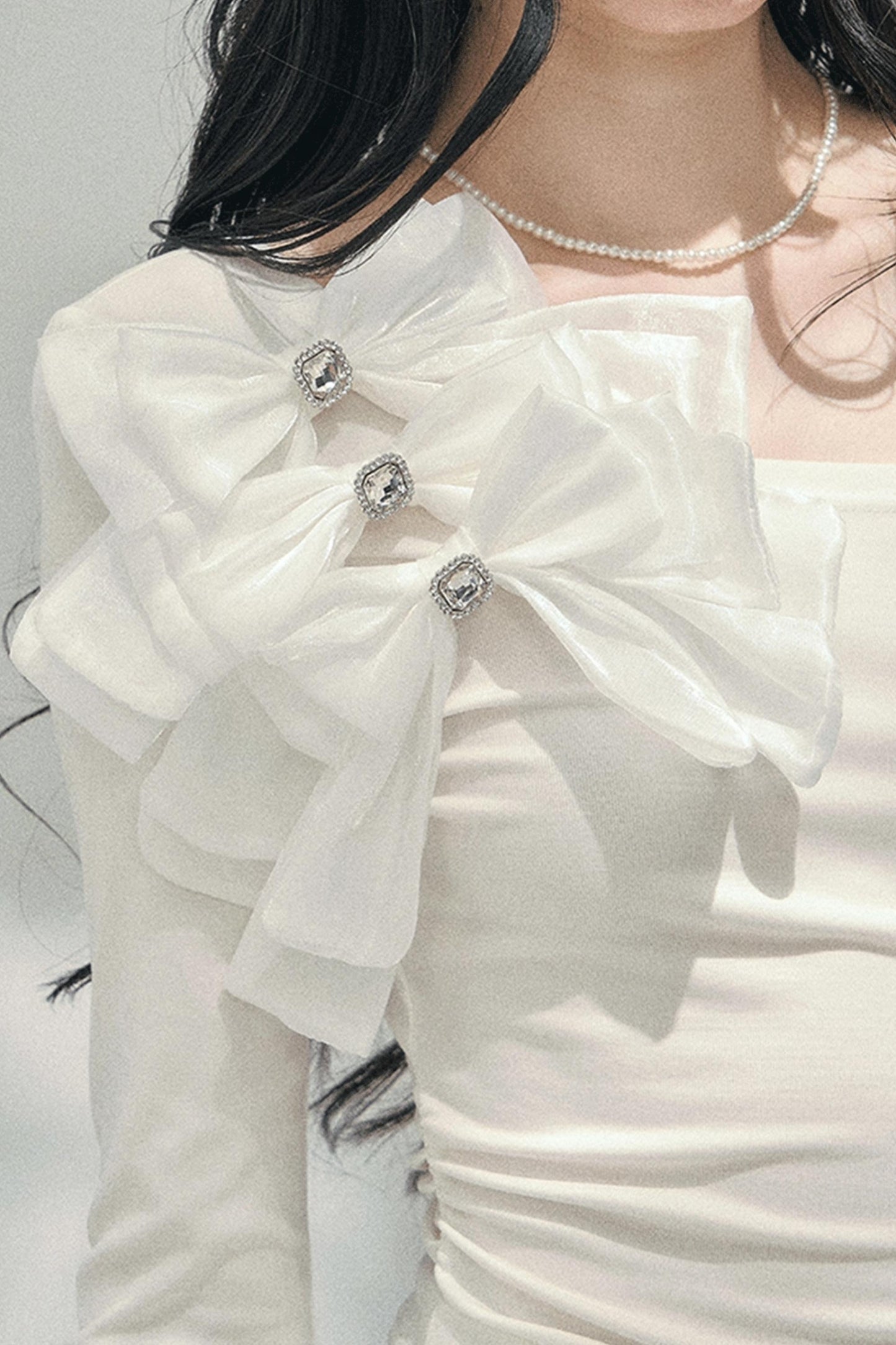 Morning Mist Off-Shoulder Top