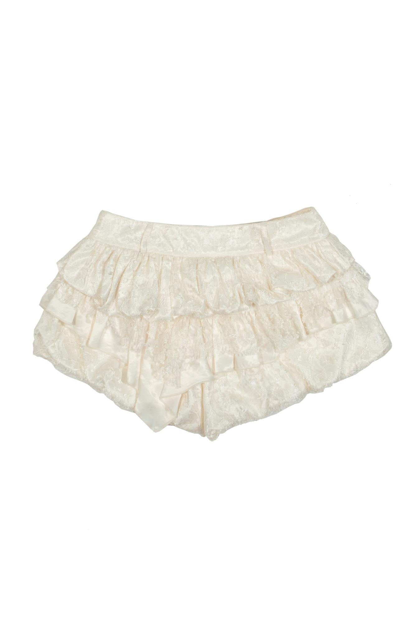 Lace Layered Mini Pants