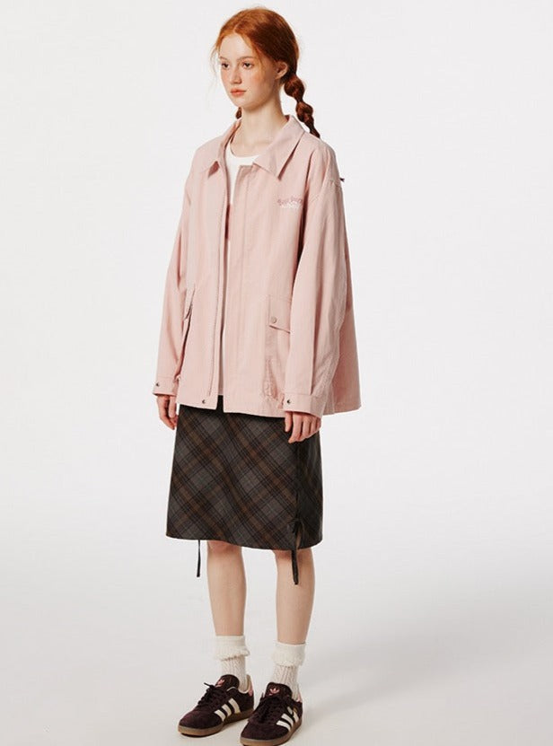 바지 느슨한 포켓 캐주얼 재킷