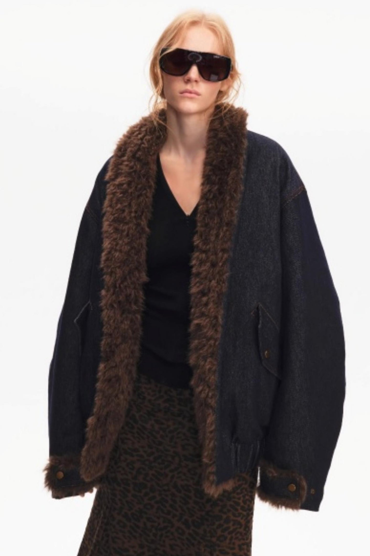 Korean Leopard Fishtail Skirt