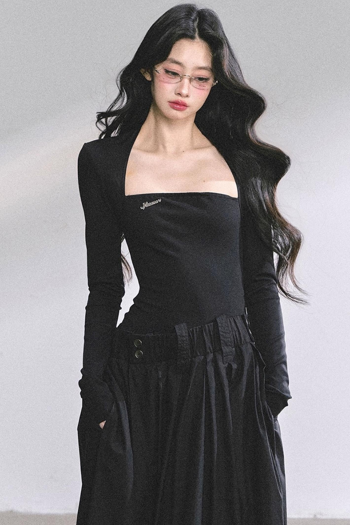 French Slimming Long Dress