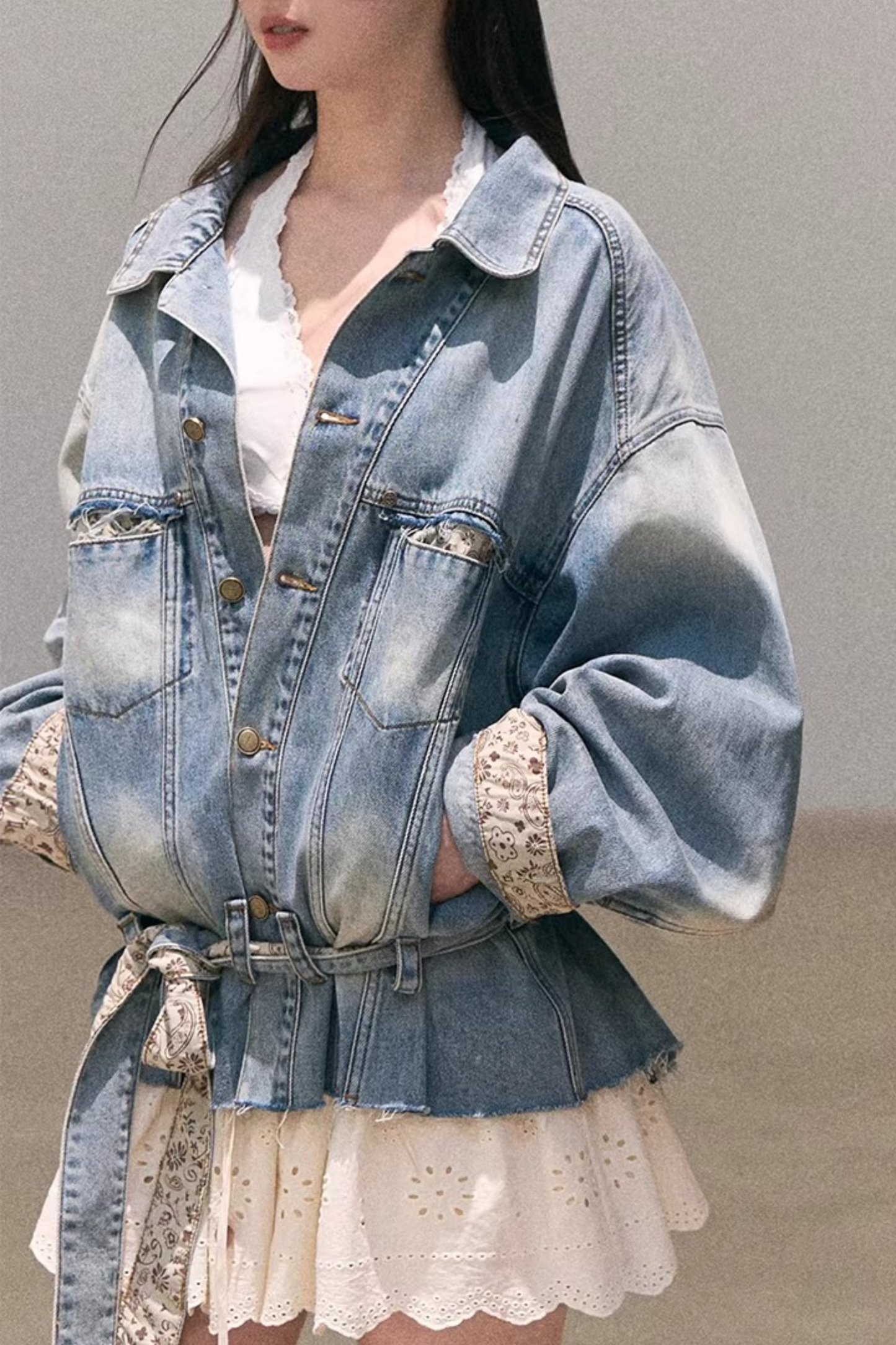 Pure Cotton Embroidered Skirt