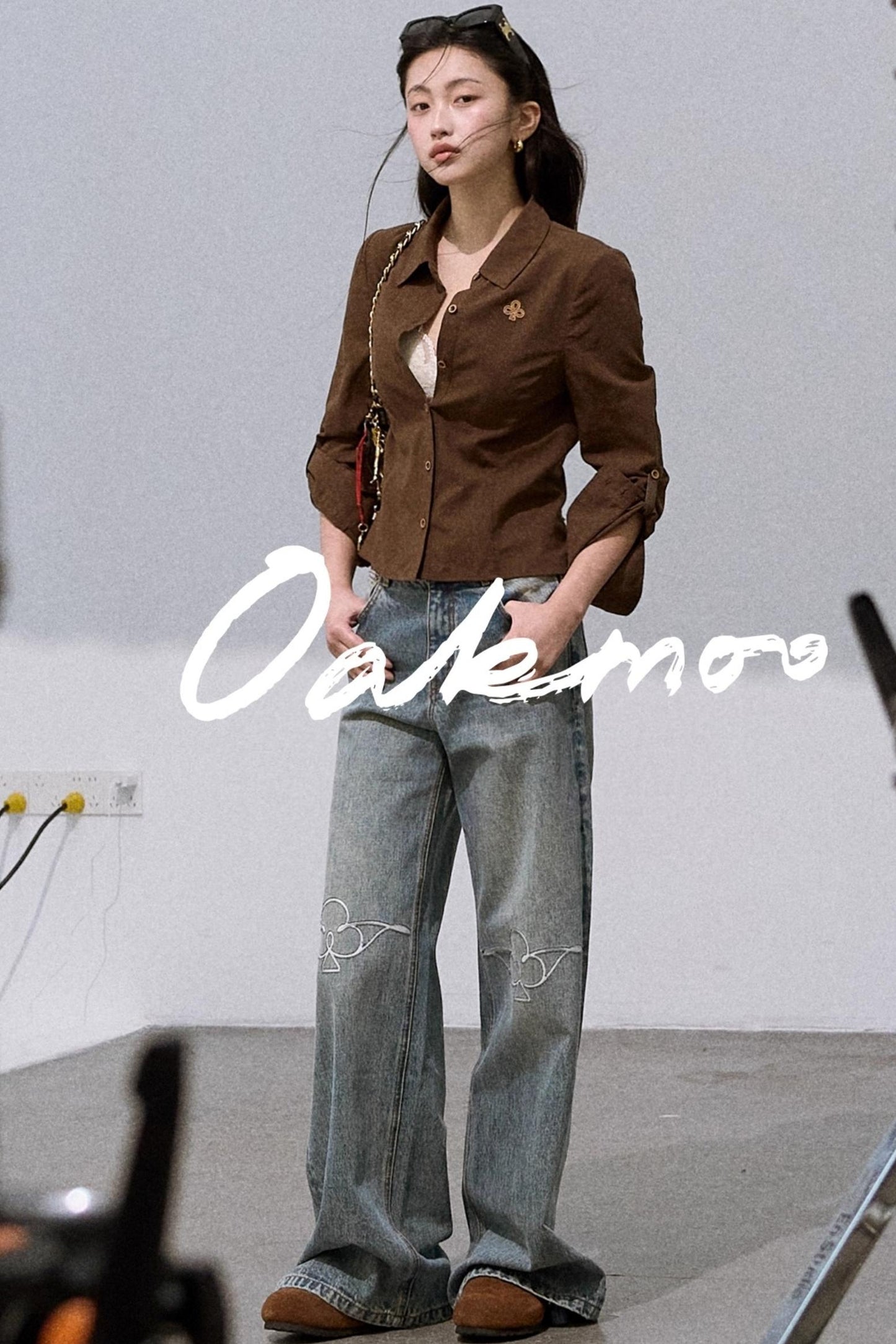 Maillard Cotton Linen Slim Shirt