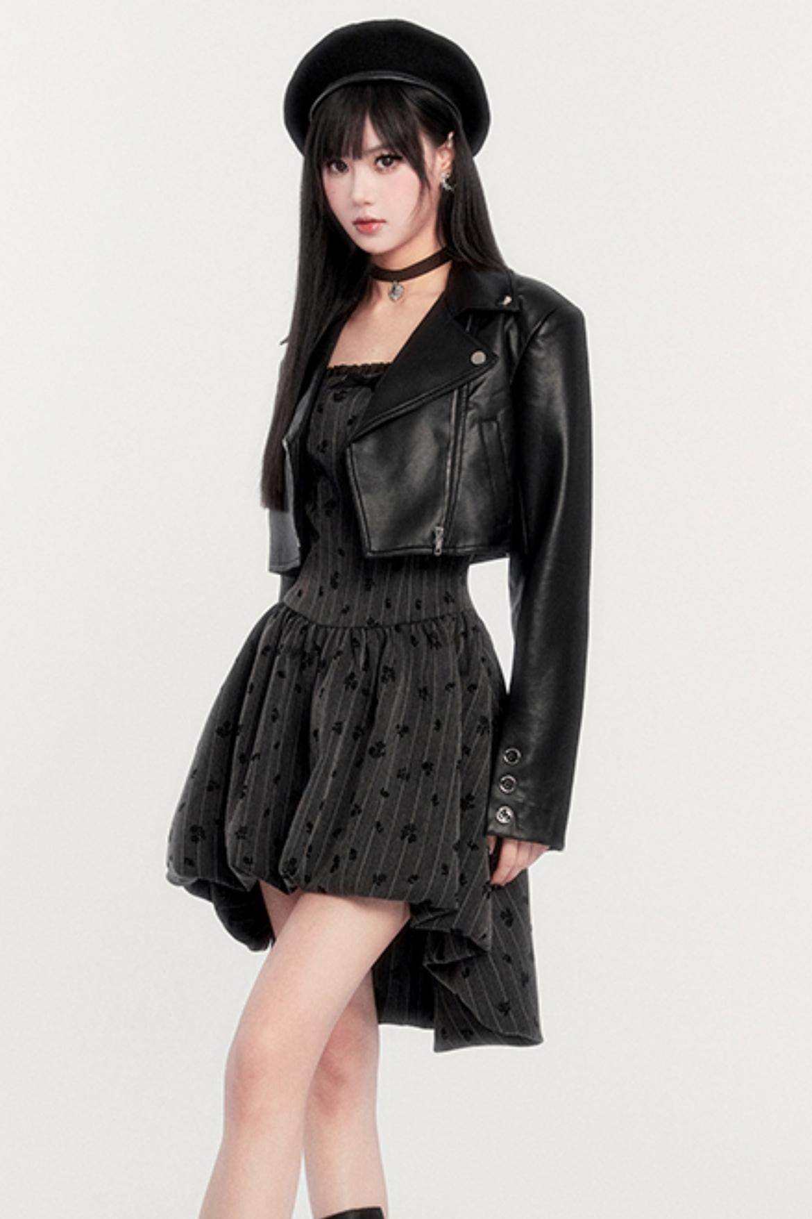 로즈 아일랜드 불규칙 슬림 원피스