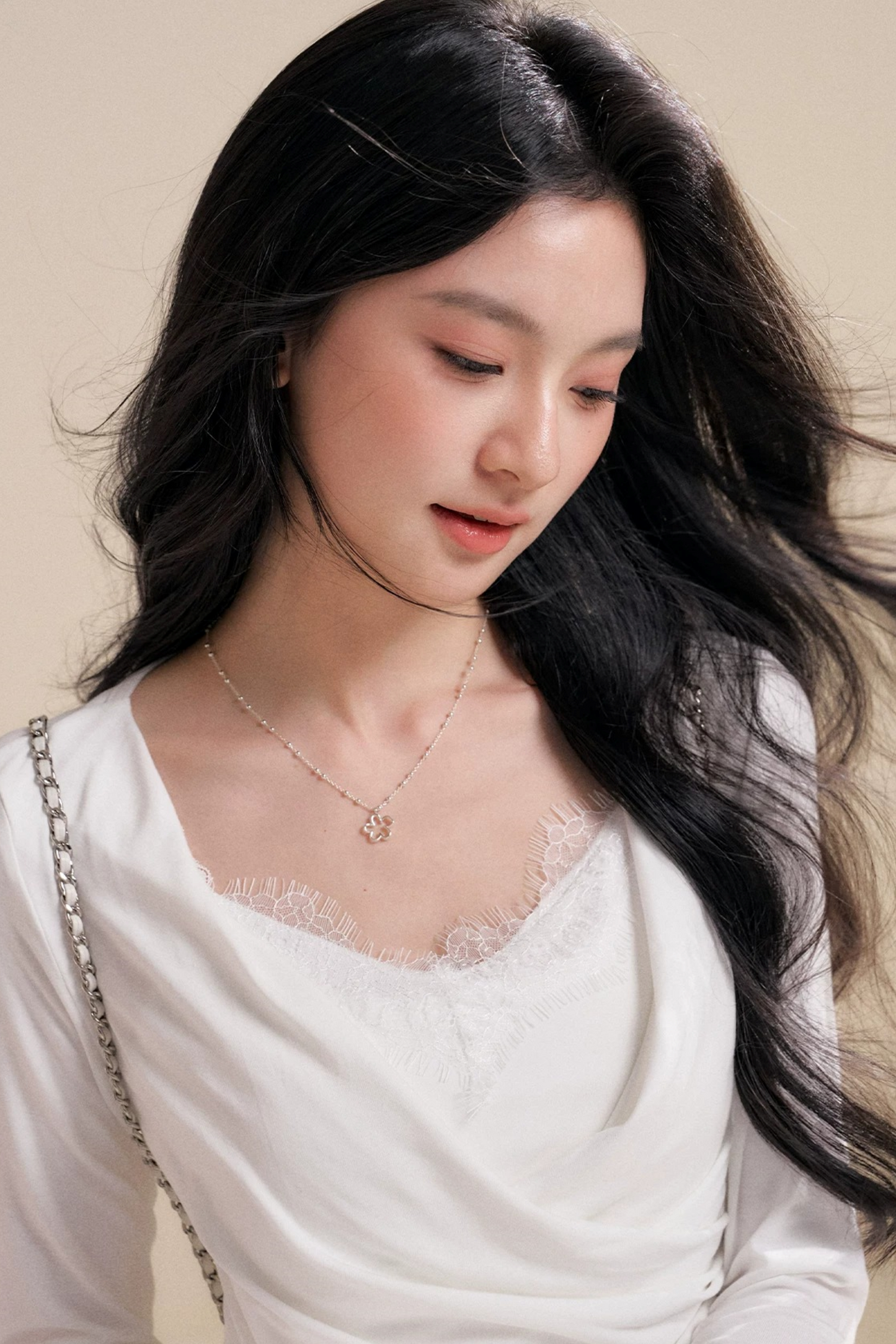 Softfit Lace Patchwork Top