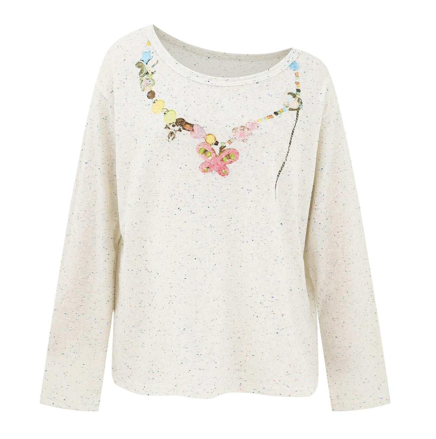 Vintage Diagonal Sleeve Top