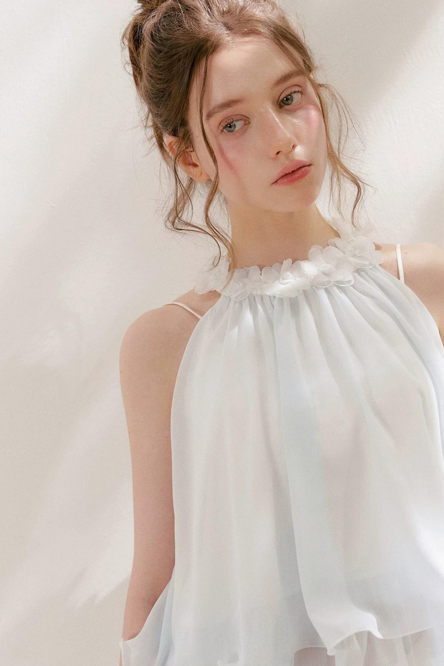 Girlcore Floral Halter Top
