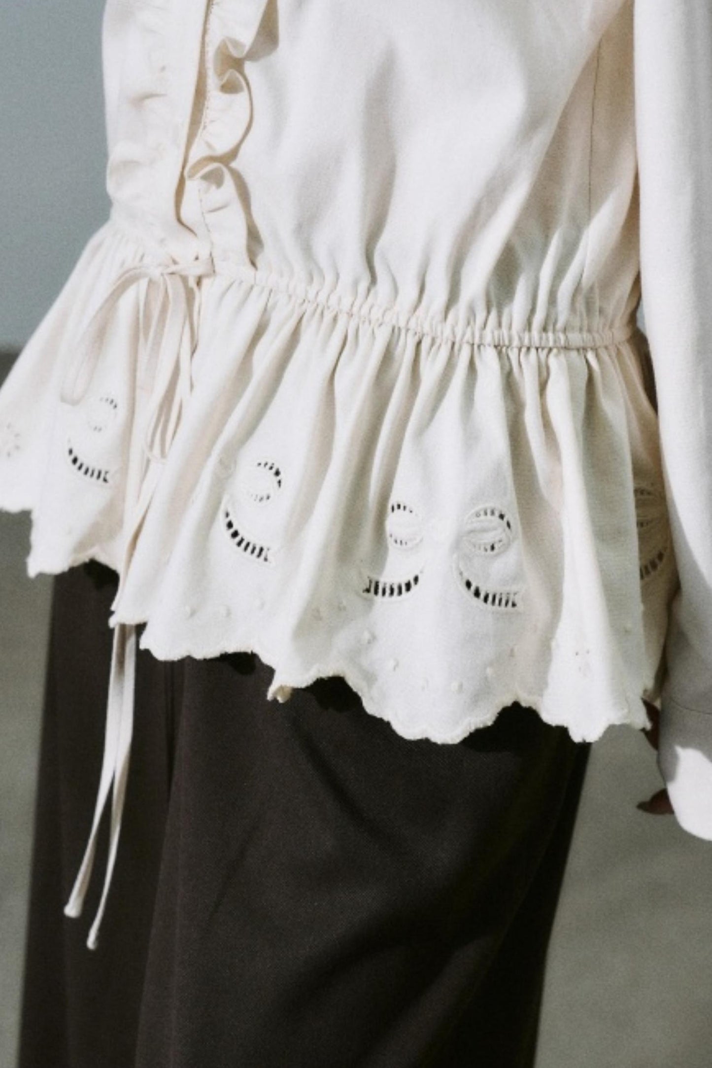 Laser Cut Tencel Shirt