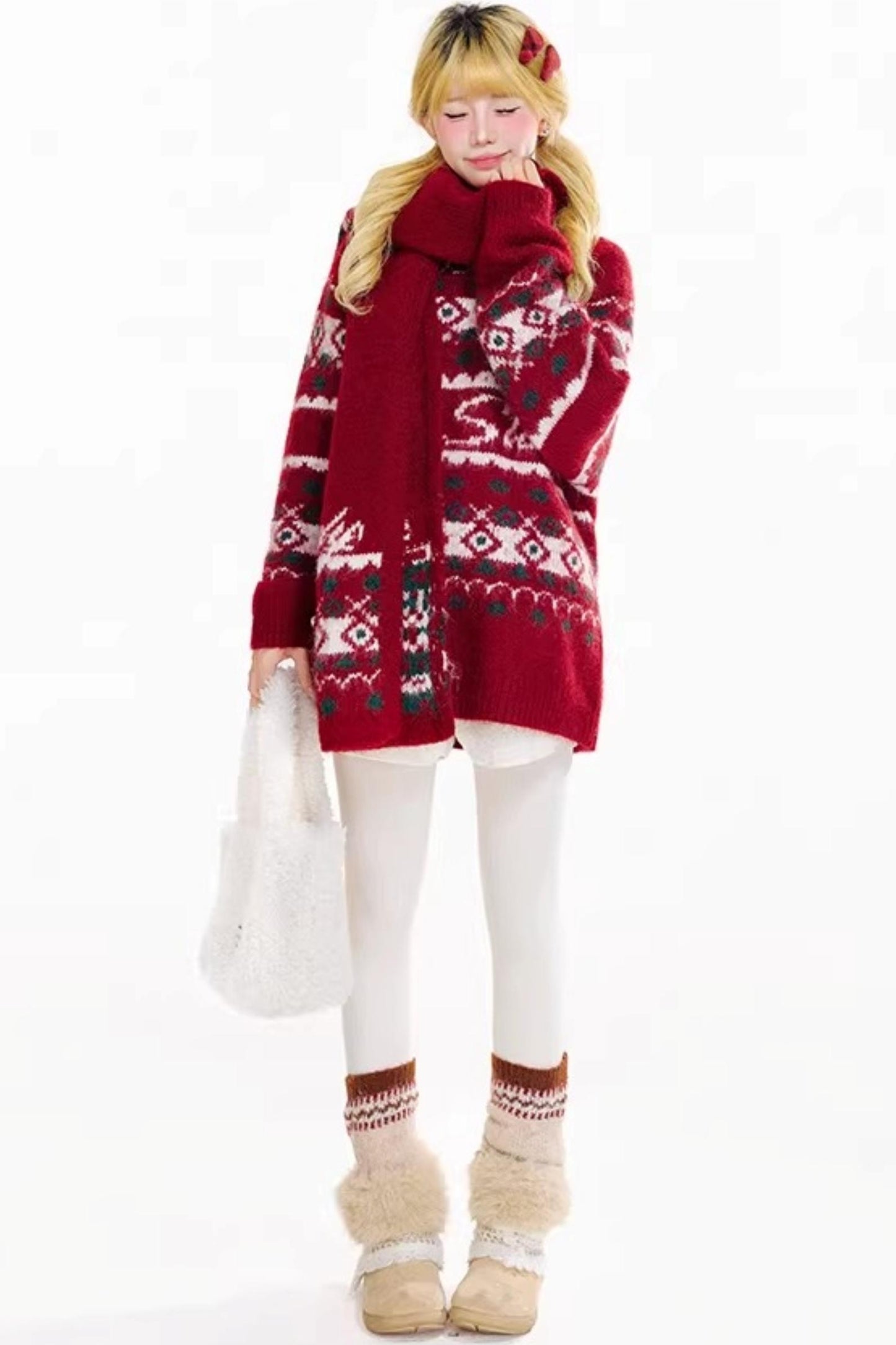 Christmas Fair Isle Knit Sweater