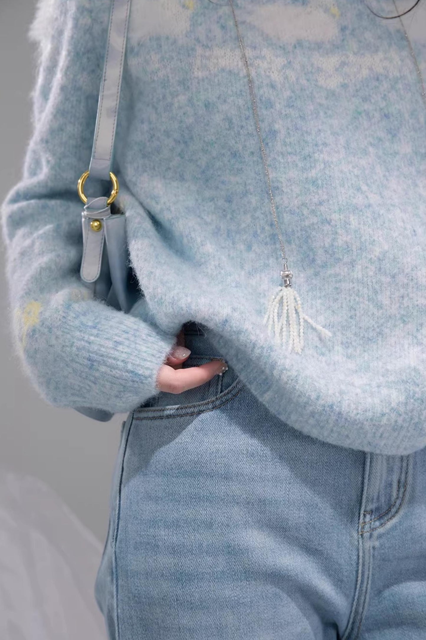 Soft Clouds Jacquard Sweater