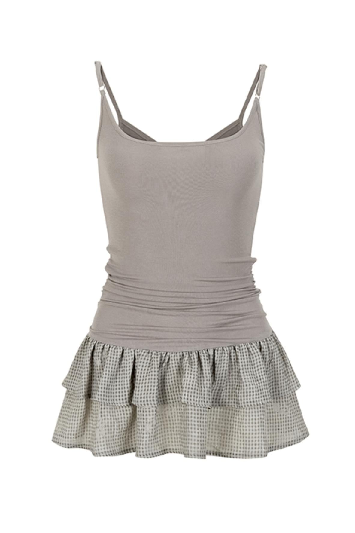 Ensemble de robe en tricot de laine irrégulière