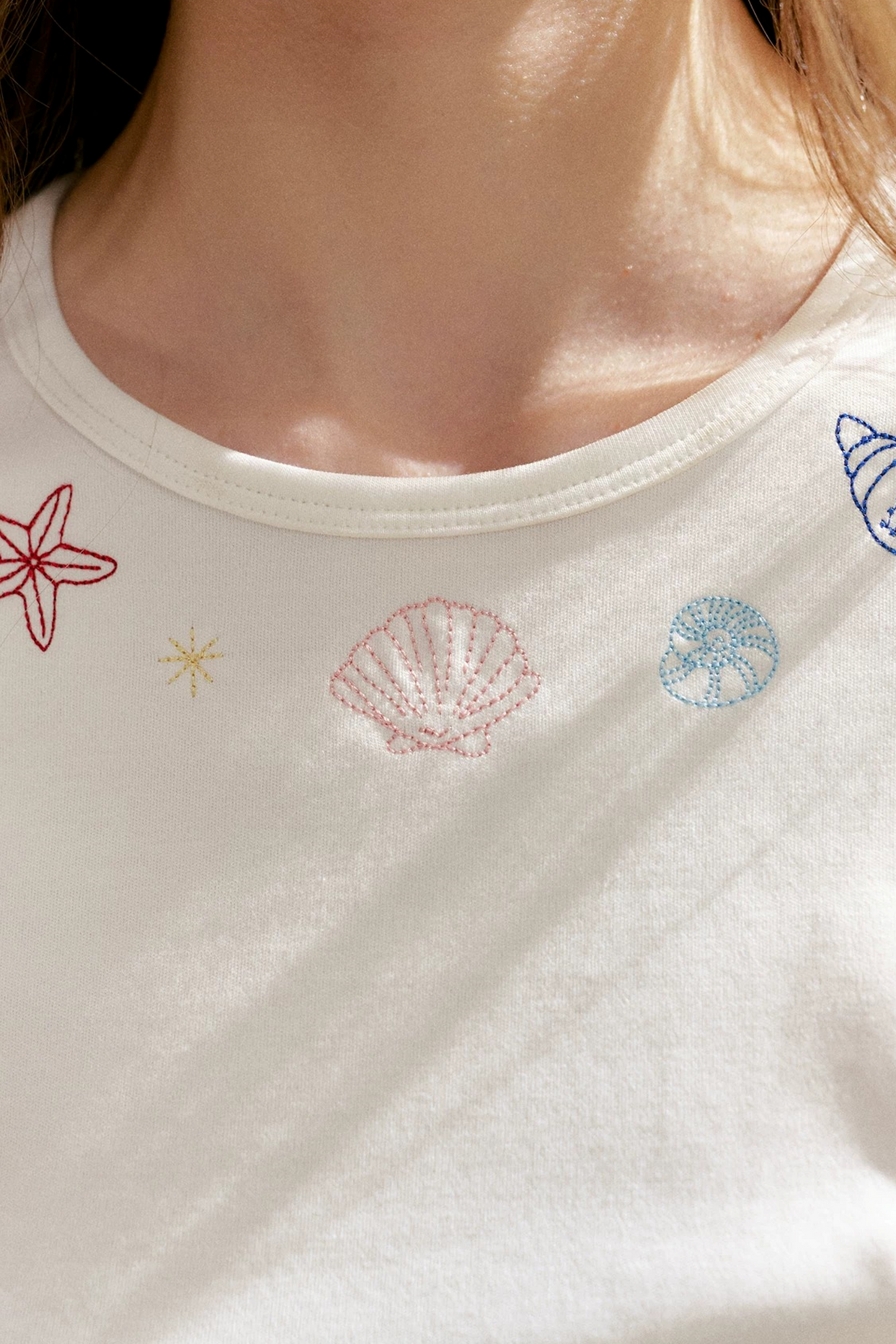 Organic Cotton Embroidered T-Shirt