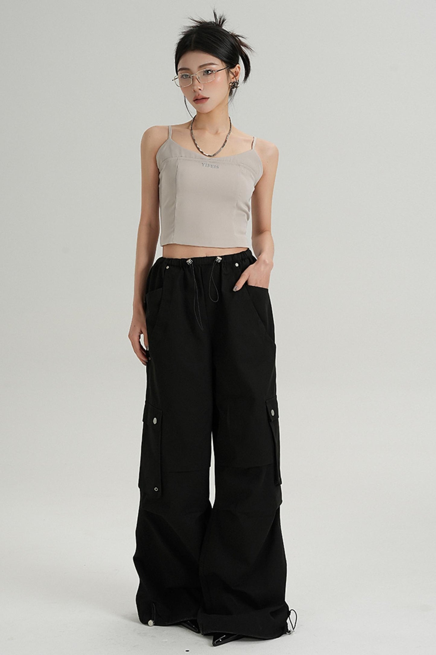 크롭 밴도 베이스 레이어 탑